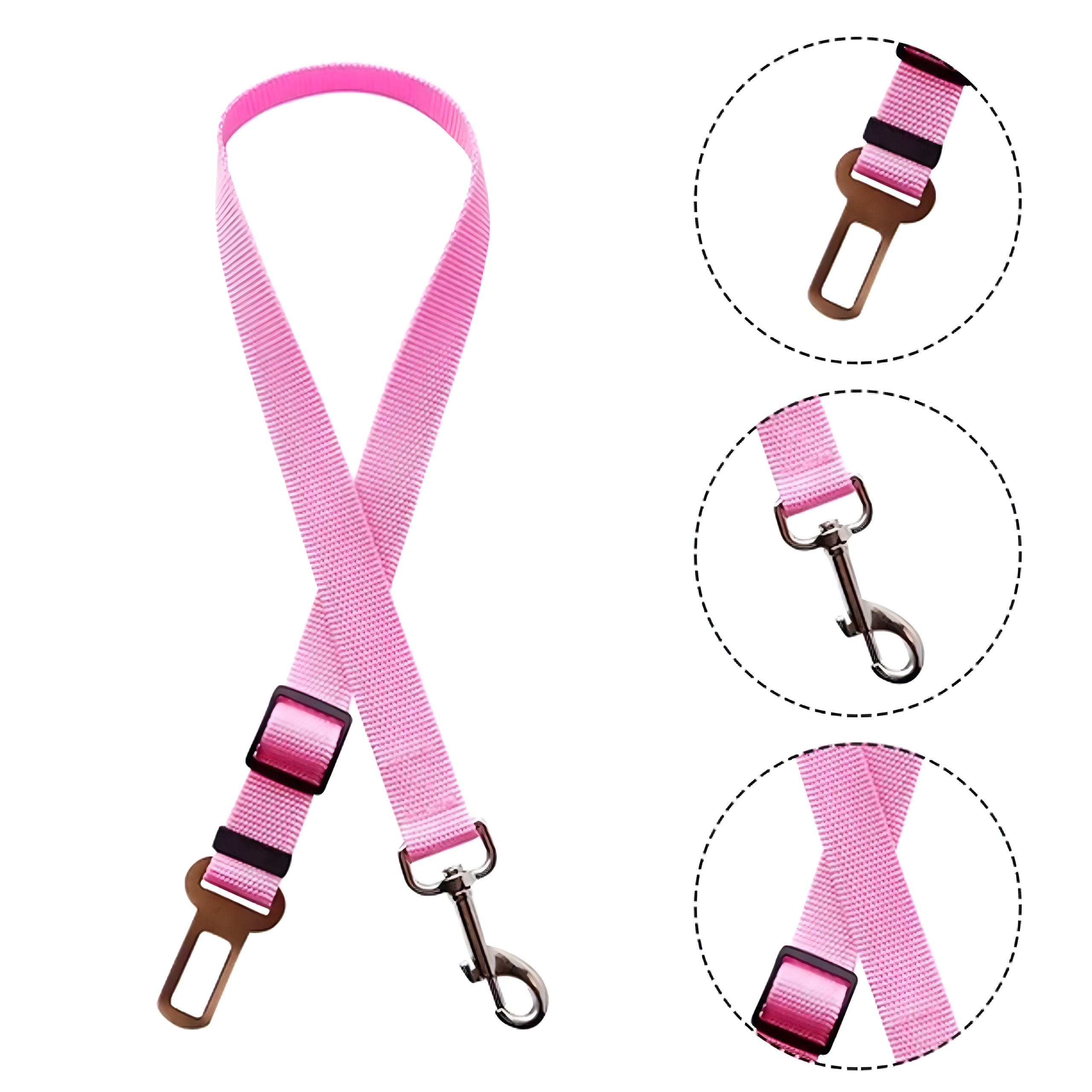 Turvavöö koertele ja kassidele autodele, reguleeritav rihm autodele