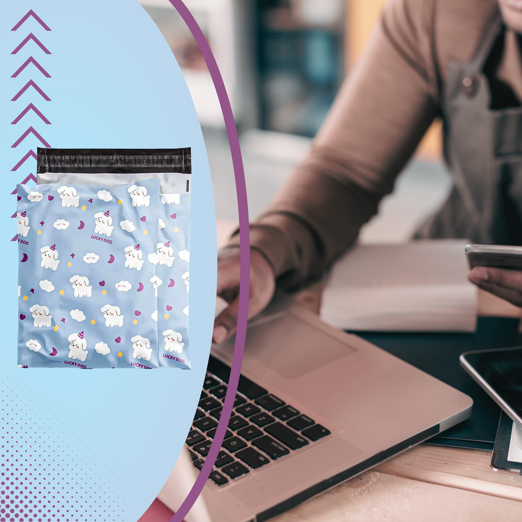 KULLERI FOOLIUMPAKID TUGEVAD FOOLIUMÜMBRIKUD 380X520 LUCKY DOG 50 tk