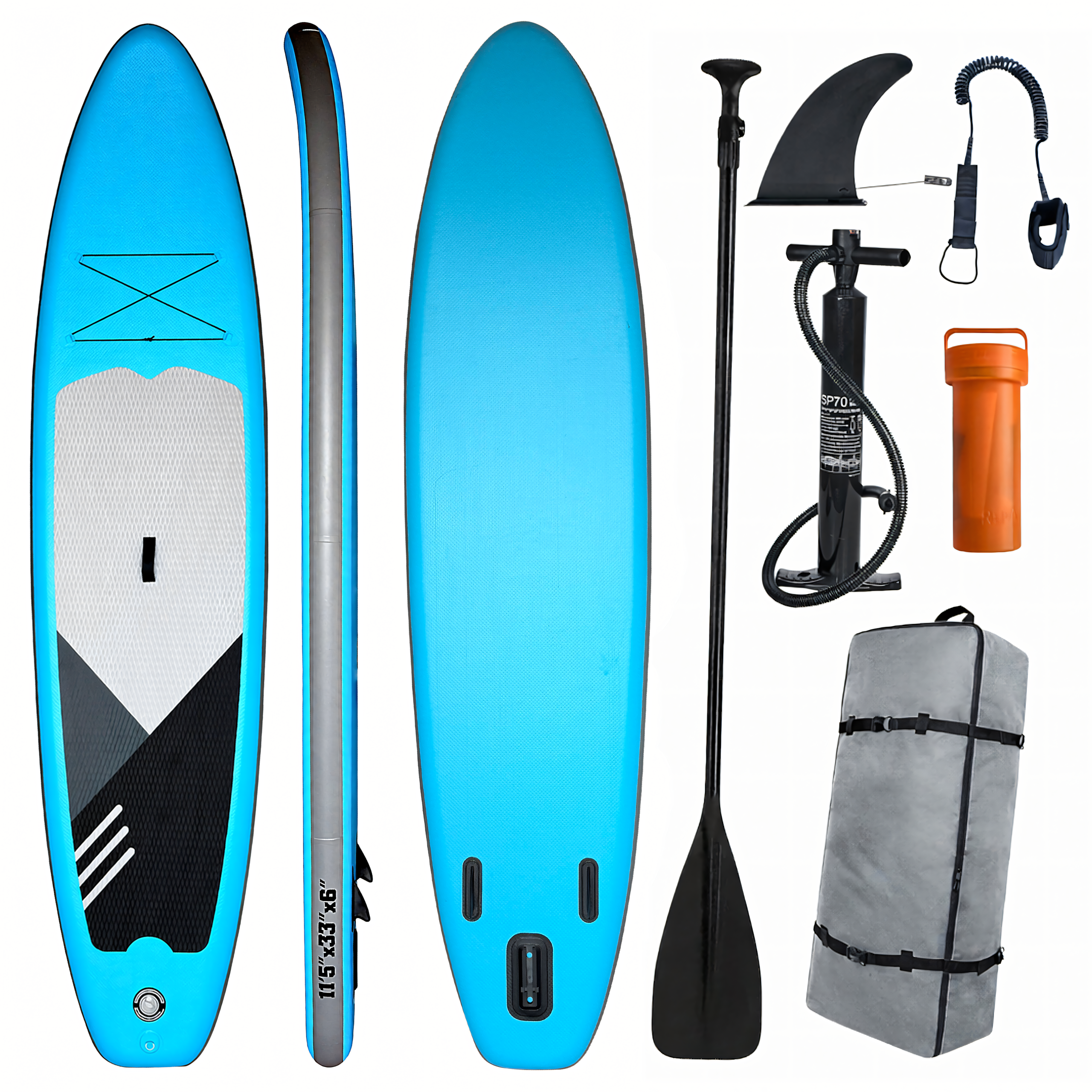24x Inflatable Stand Up Paddle Boards 350 cm with Accessories