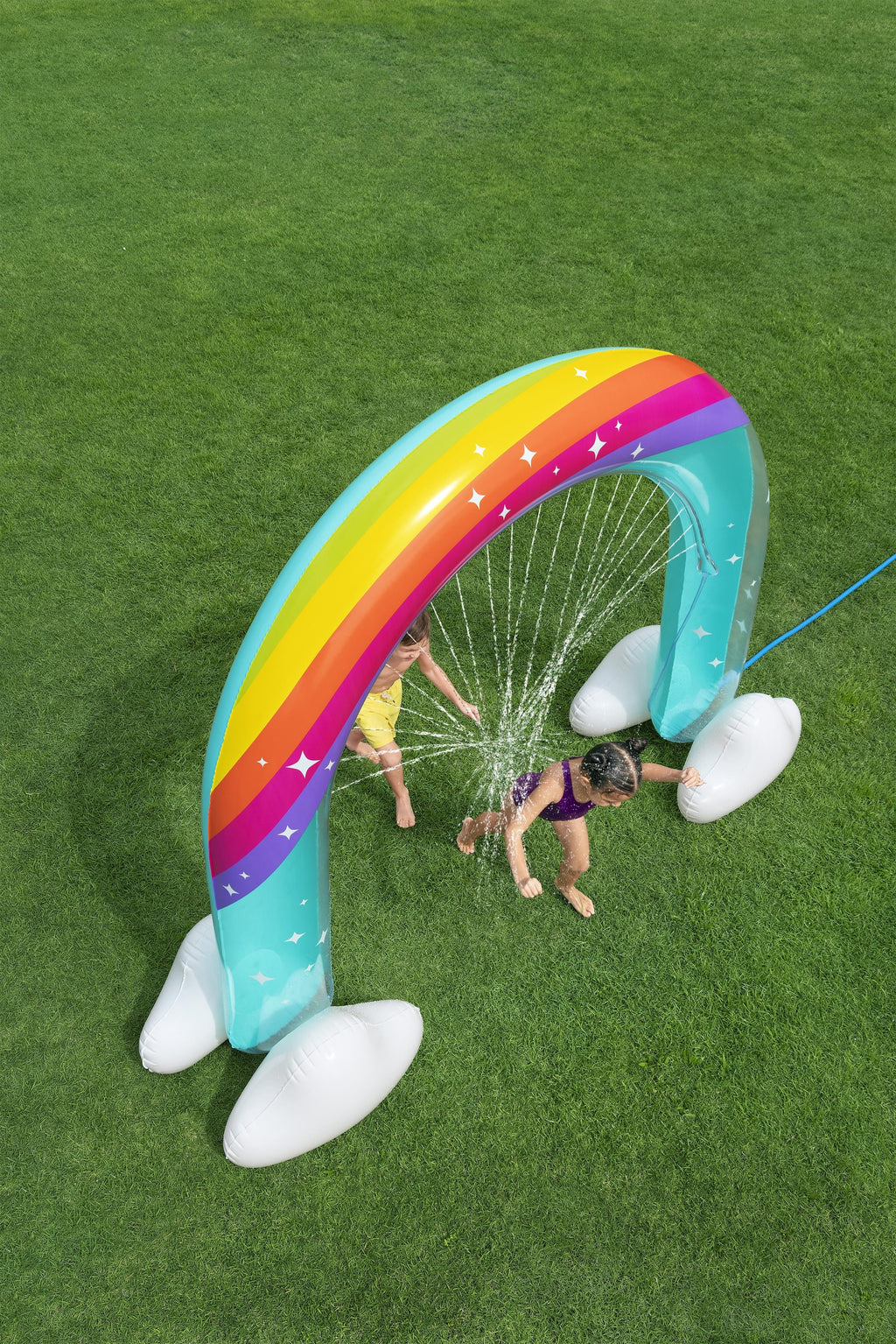 Bestway 52732 Täispuhutav vihmuti veekardin Vikerkaar aeda 221x71x193 cm