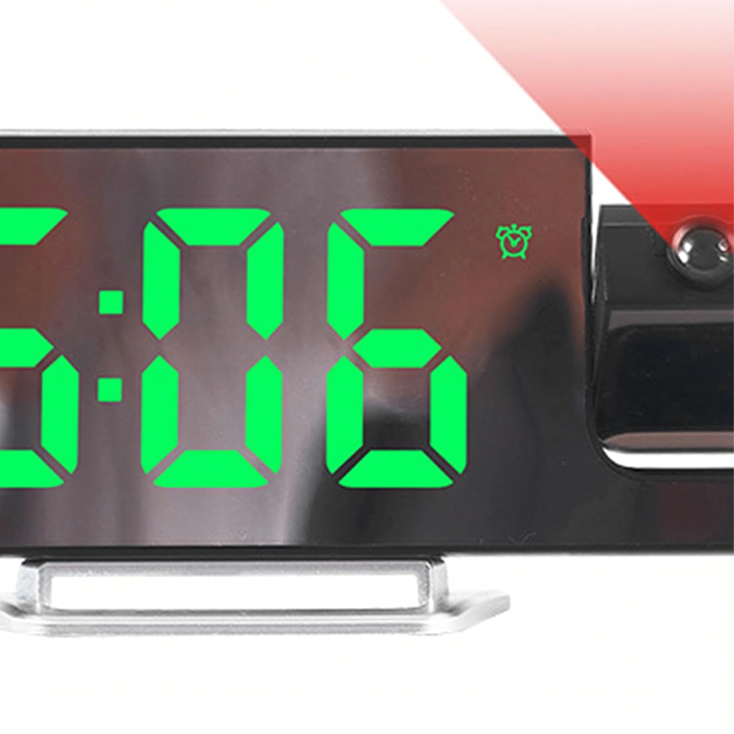 Elektrooniline LED digitaalne äratuskell laserprojektoriga ja temperatuurinäidikuga