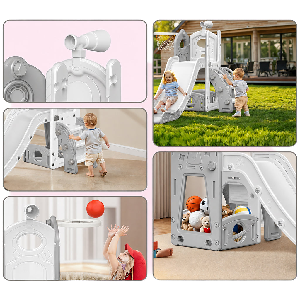 Children's Freestanding Slide with Ladder 22 pcs