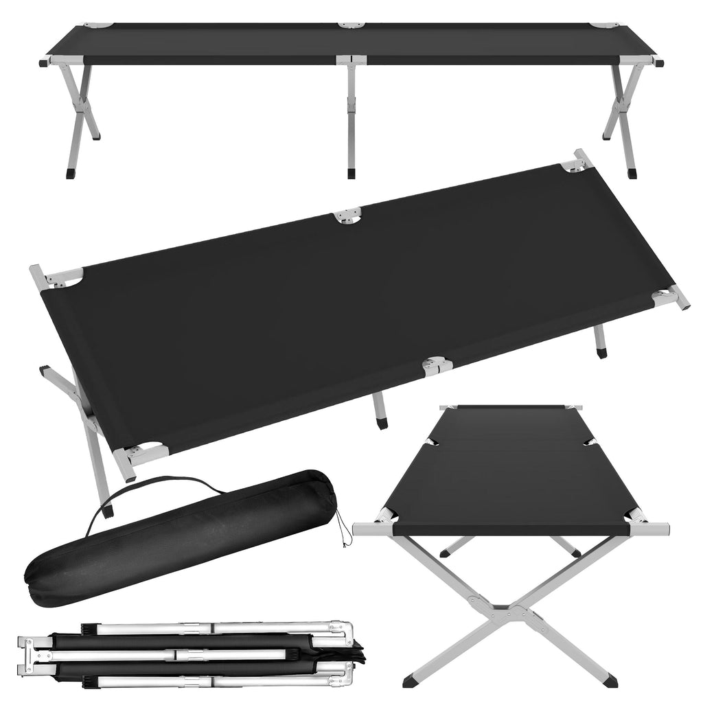 XXL Large Folding Camping Bed with Carry Bag 50kg Capacity