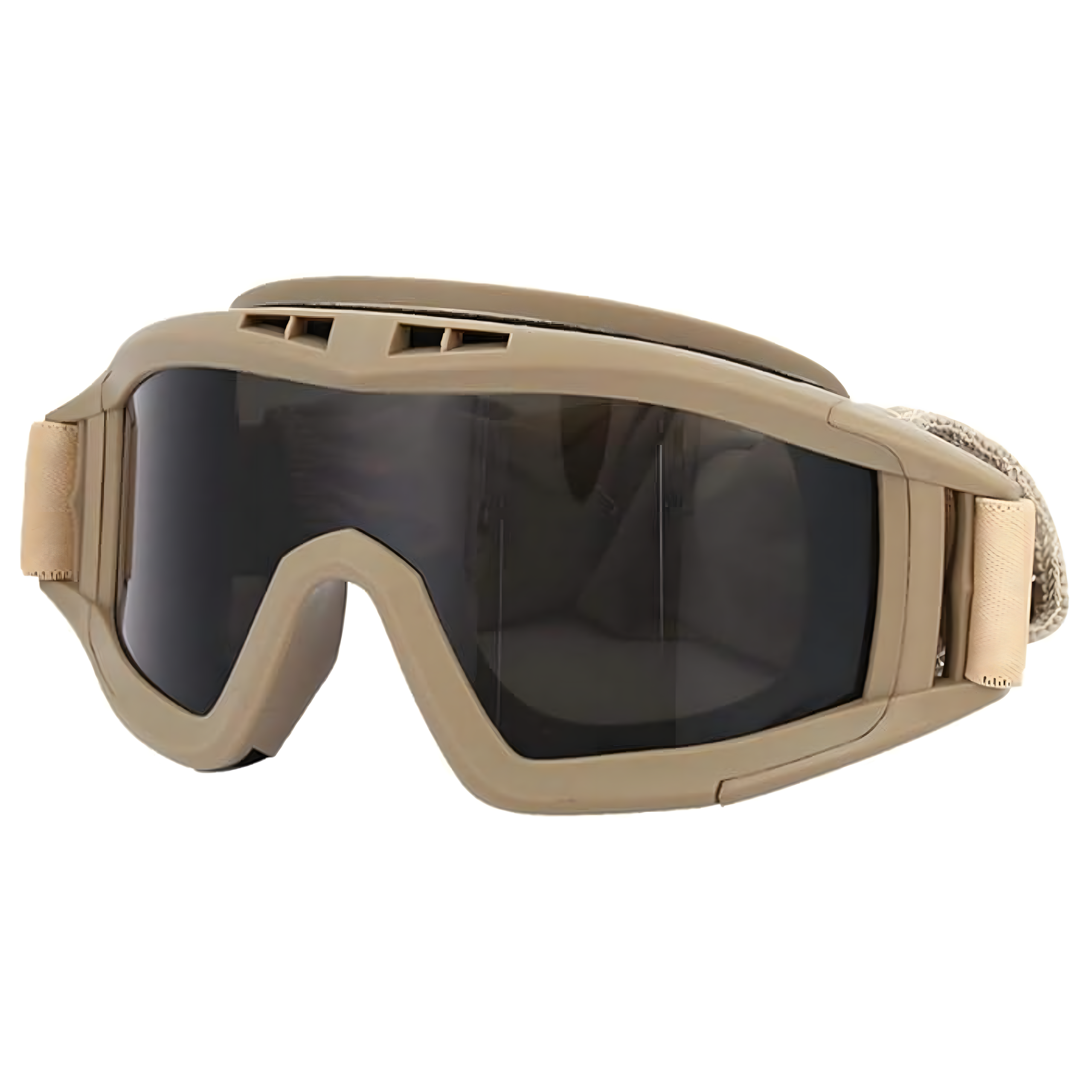Tactical Military Protective Shooting Goggles Sand Color