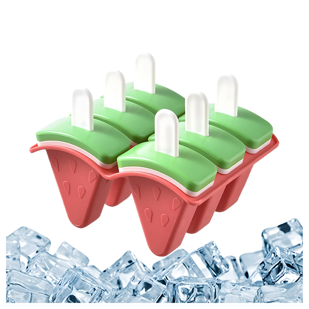 Molds Ice Cream Mold Homemade Sorbet Ice Cream Mold Watermelon 6 pcs