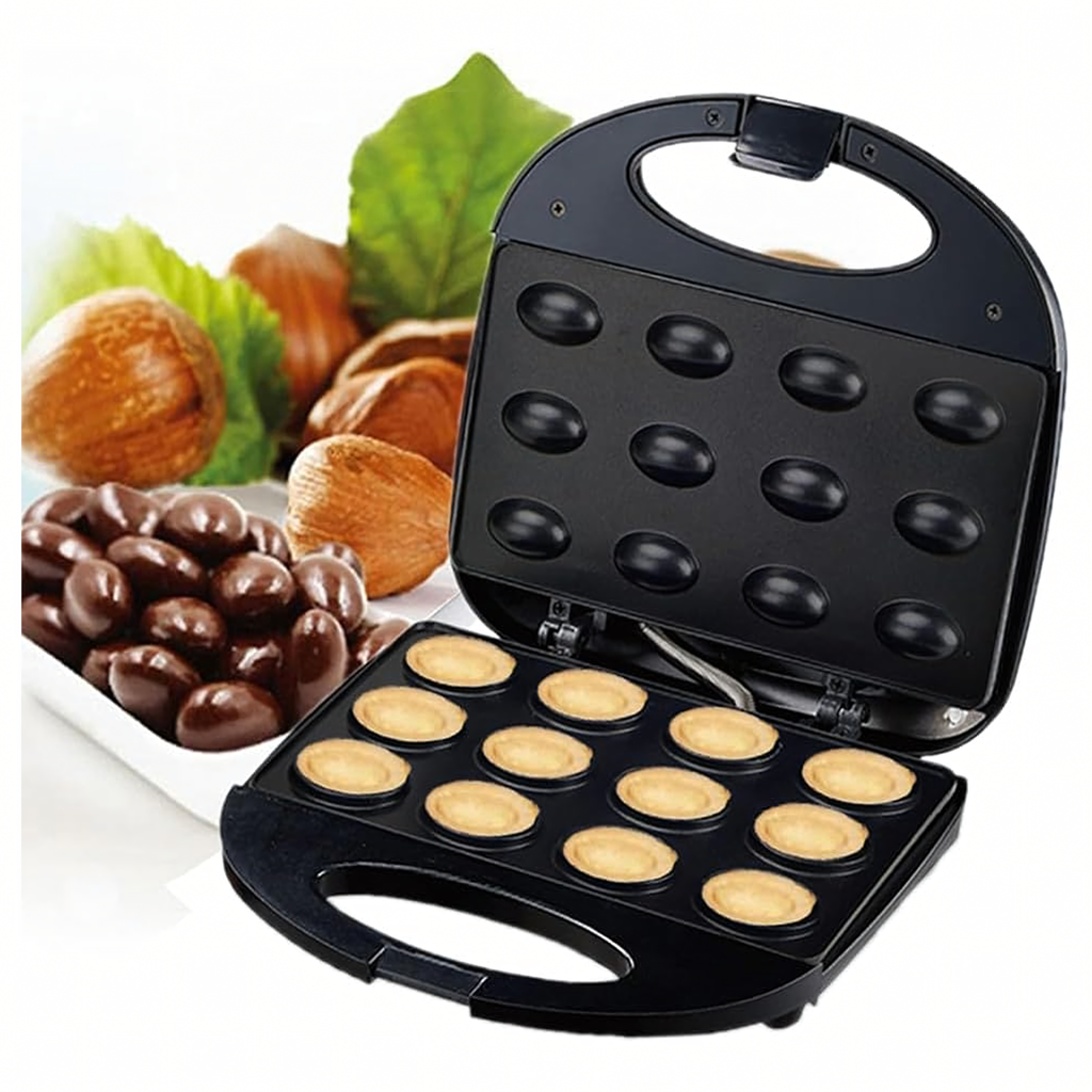 Nut-Shaped Cookie Maker 750W 12 Halves 12 pcs