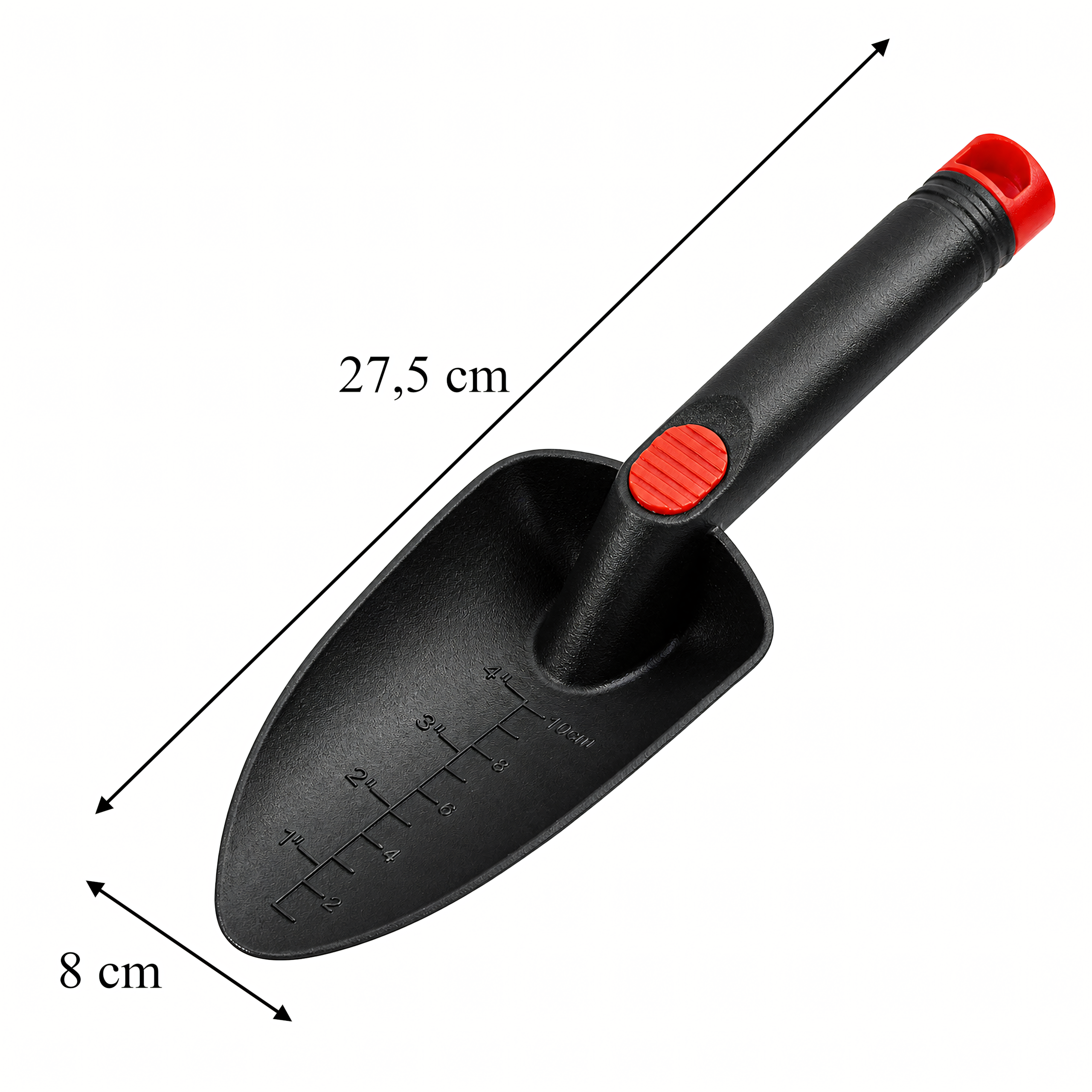 Lai plastikust aiakühvel ümberistutamiseks ja istutamiseks 27.5cm