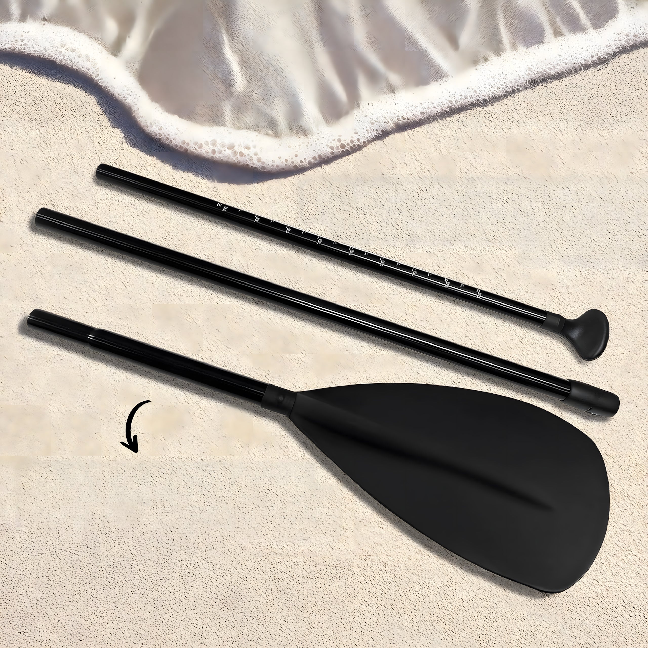 Kokkupandav süstaaer SUP-laudadele 2in1 reguleeritav 3-osaline 210 cm Pro