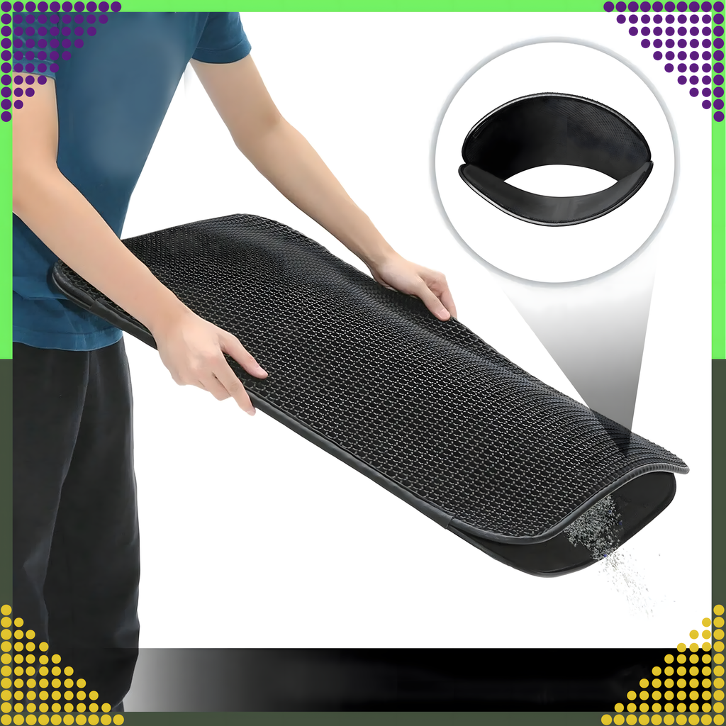 Matt uksematt must kassiliivakasti jaoks XXL liivaga 45x60