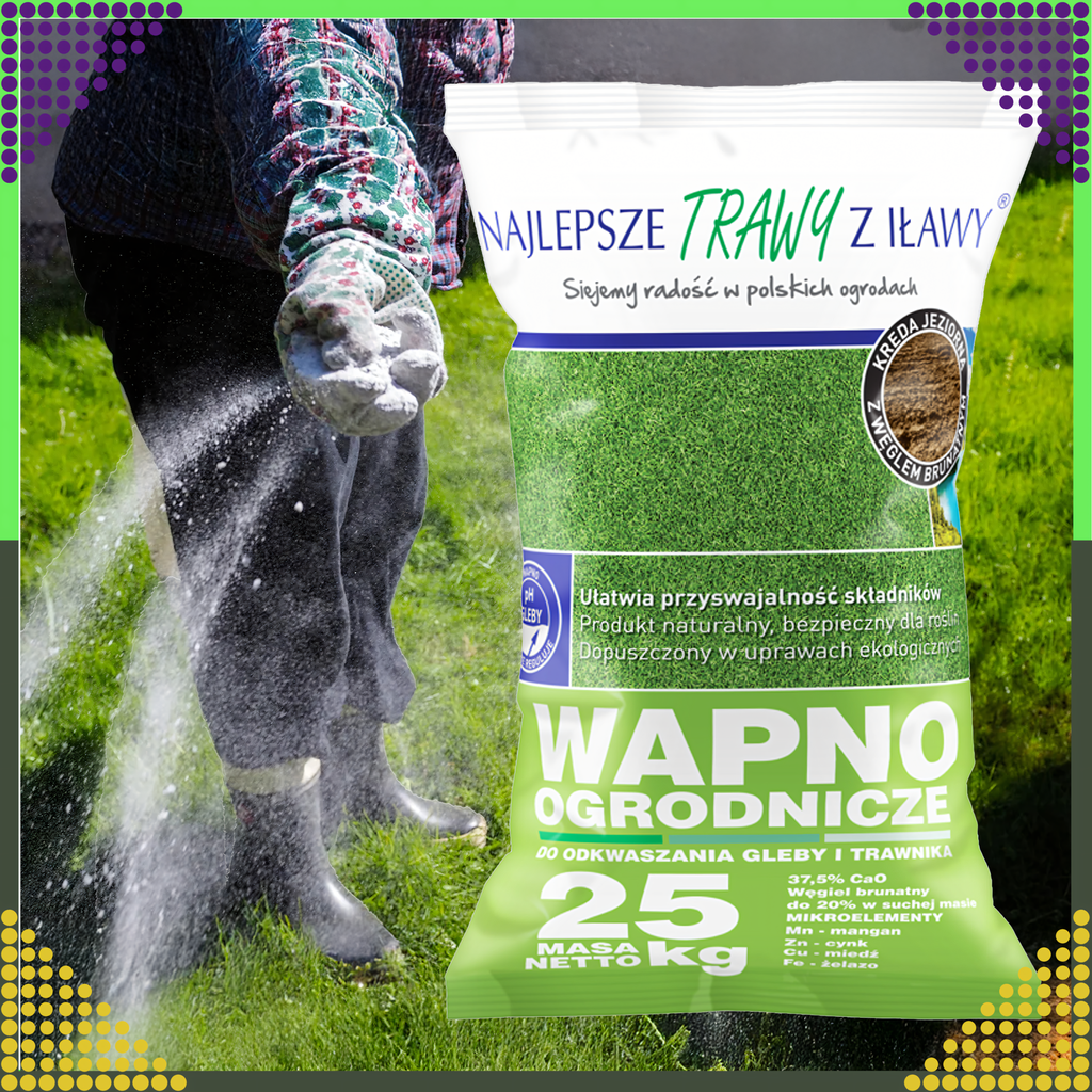 Premium Lime for Soil and Lawn Deacidification Fertilizer 25kg Bag