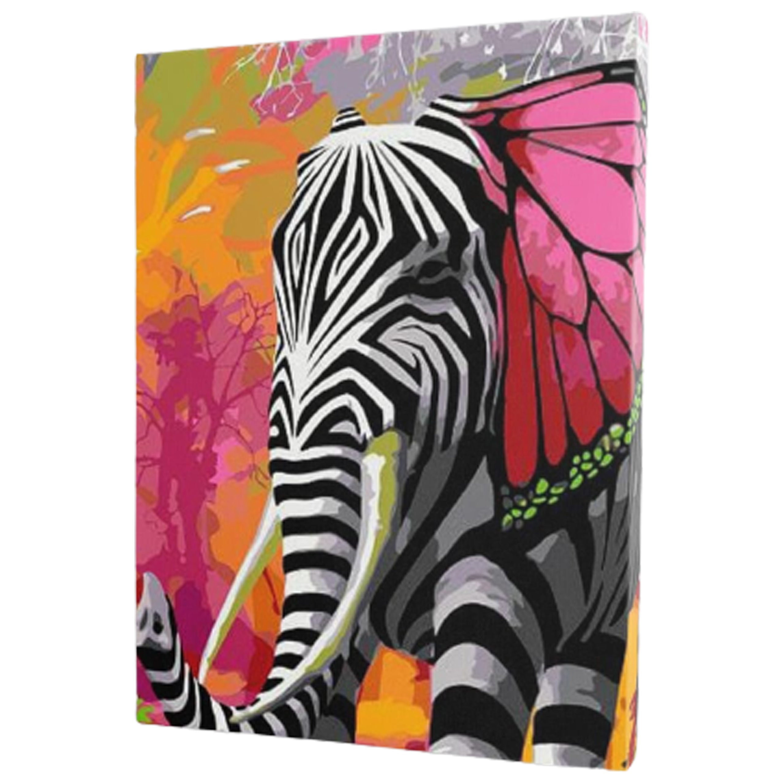 Numbrite järgi maalimise lõuend raamiga isetegemise komplekt pintslite ja värvidega 30x40