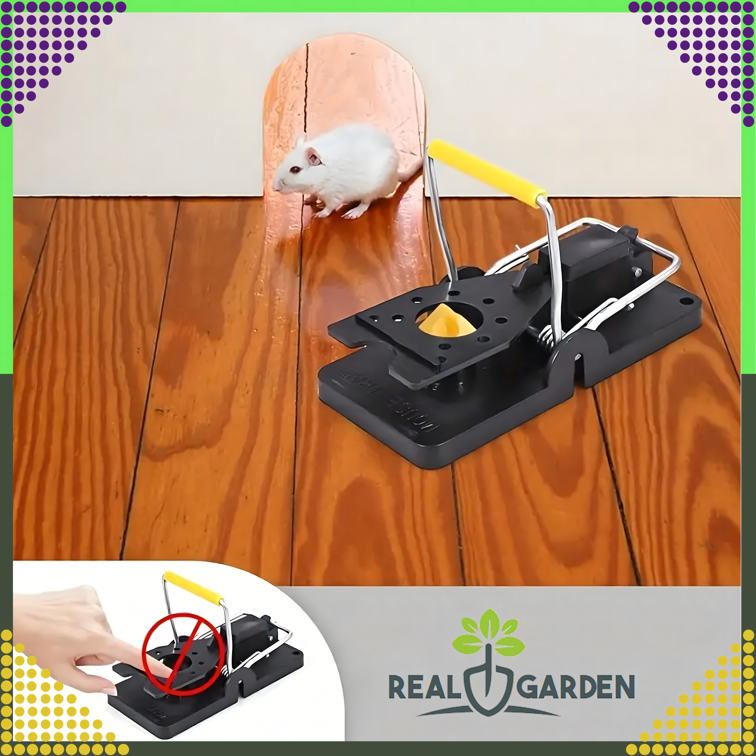 4x Rotilõks Hiirelõks närilistele, hiirtele, giljotiini tüüpi