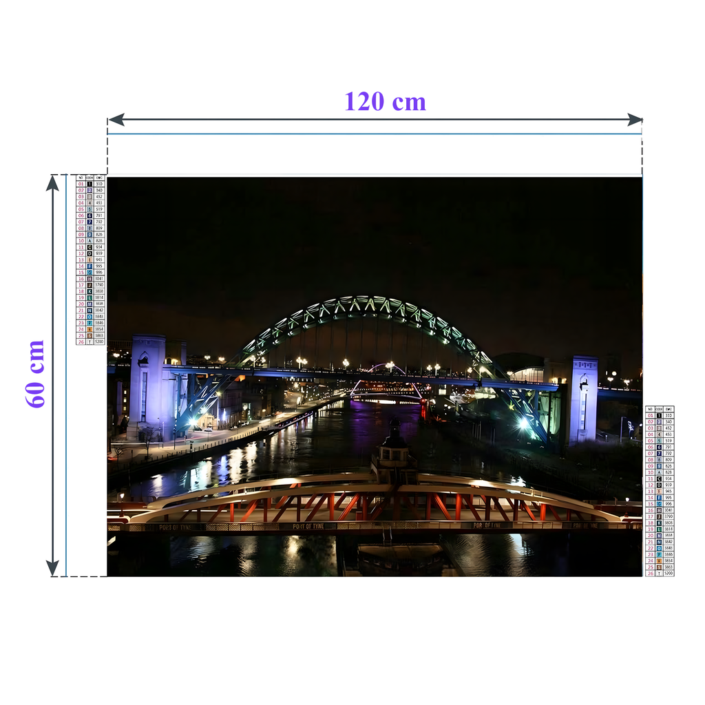 SUUR TEEMANTTIKAND 120x60 Teemantmaal Teemantmosaiik XXL KOMPLEKT