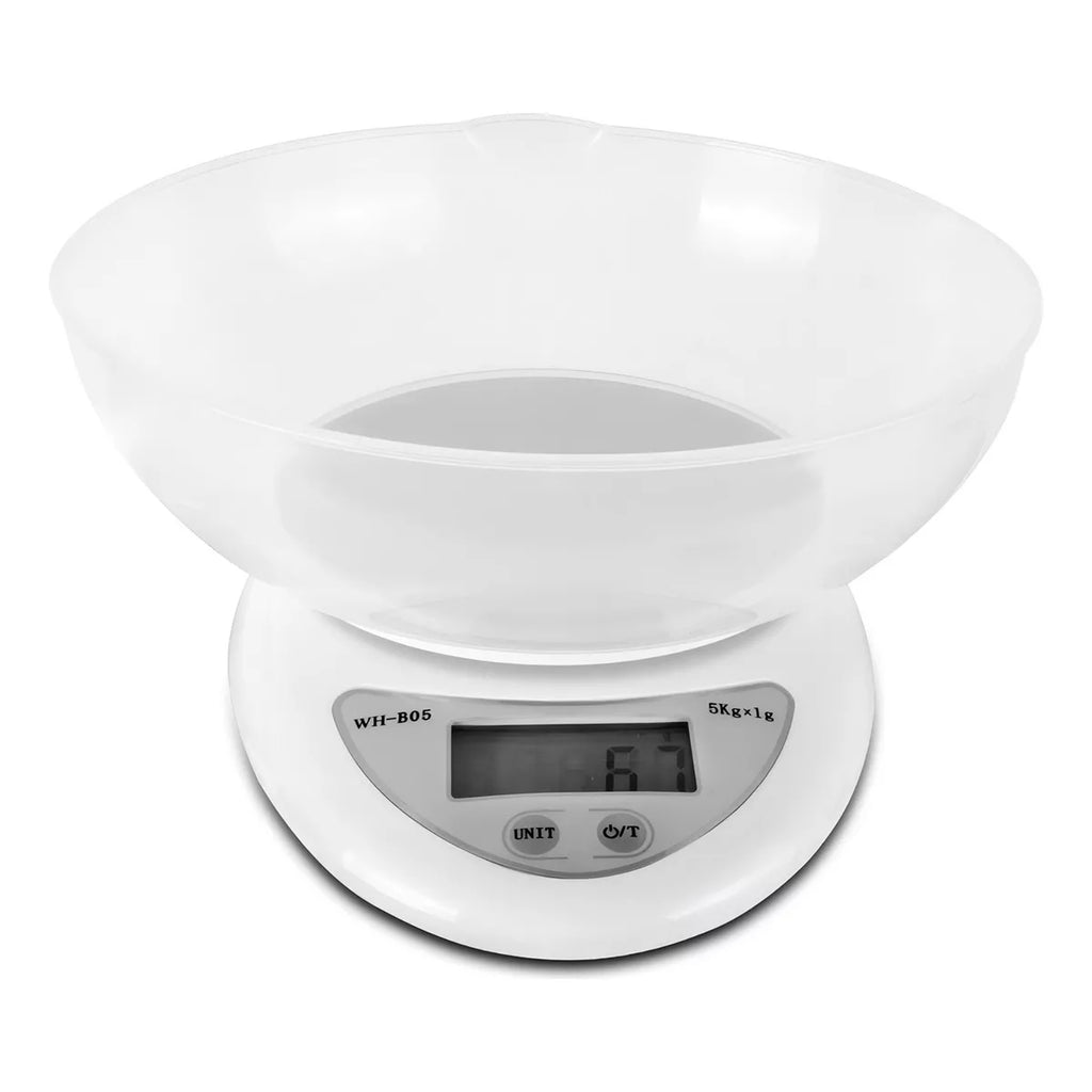 Precise LCD Electronic Kitchen Scale with Tare Bowl 5g 5000g/0.1g