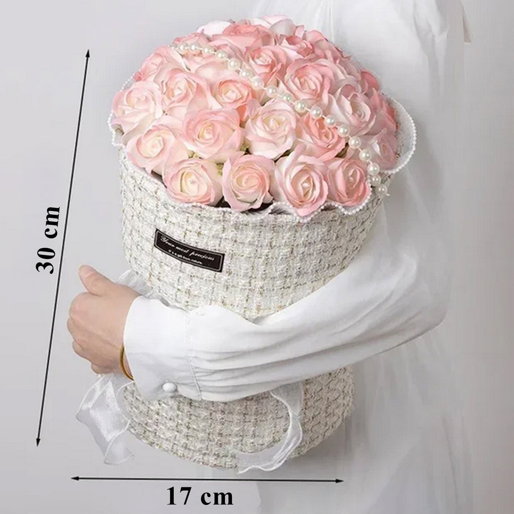 Roosiseepide roosa LED komplekt sõbrapäevaks, naistepäevaks, kingituseks või sünnipäevaks