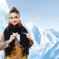 USB Heated Scarf with 5000 mAh Powerbank Winter Warmer