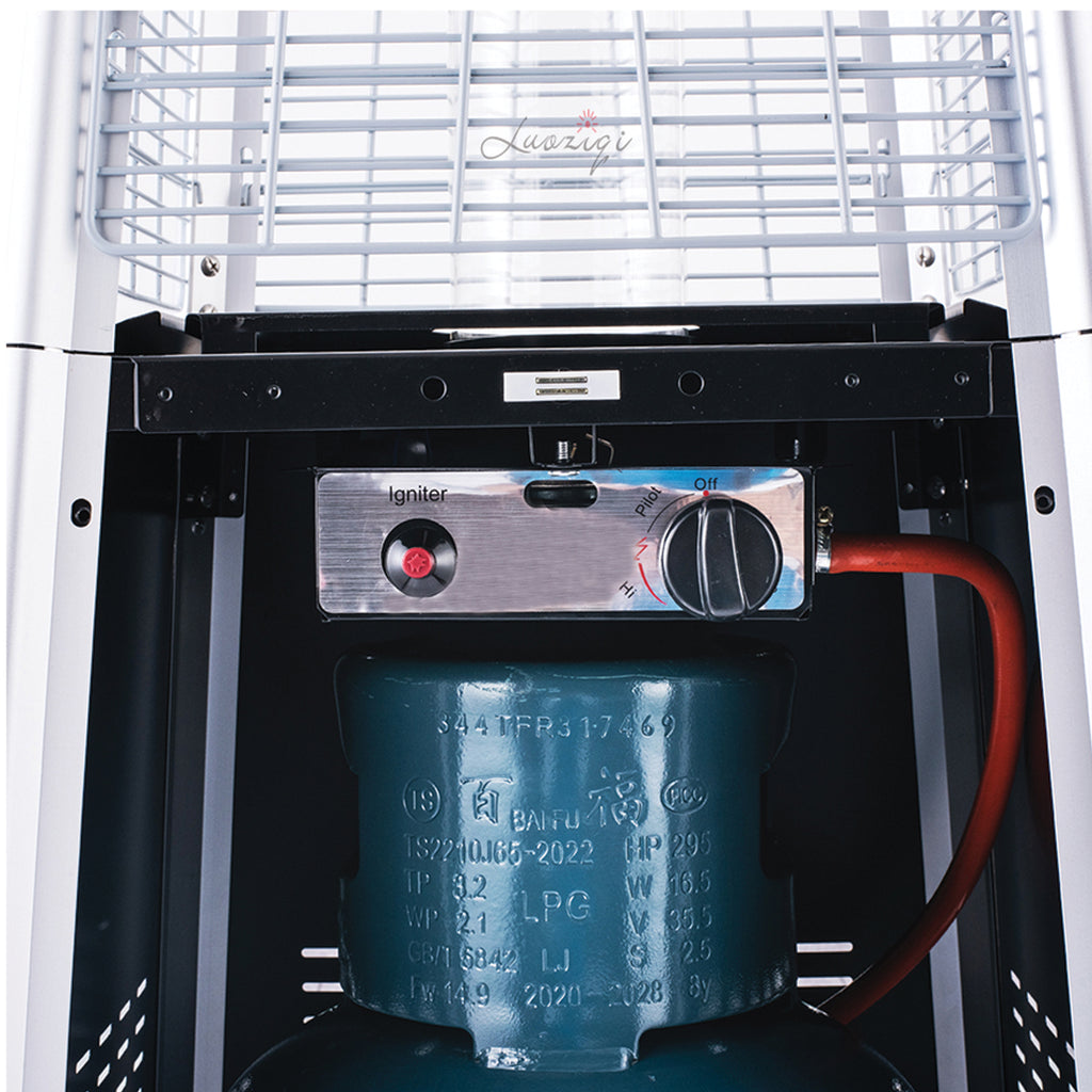 11x Heating Umbrella Gas Radiant Heater 13 KW 227cm Set with Cover