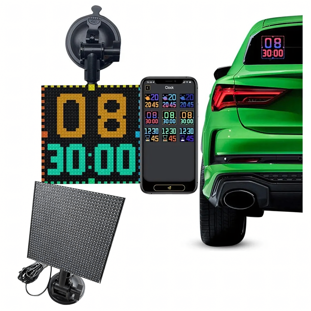 Nutikas LED-ekraan auto tagumise akna animatsioonide kuvamiseks