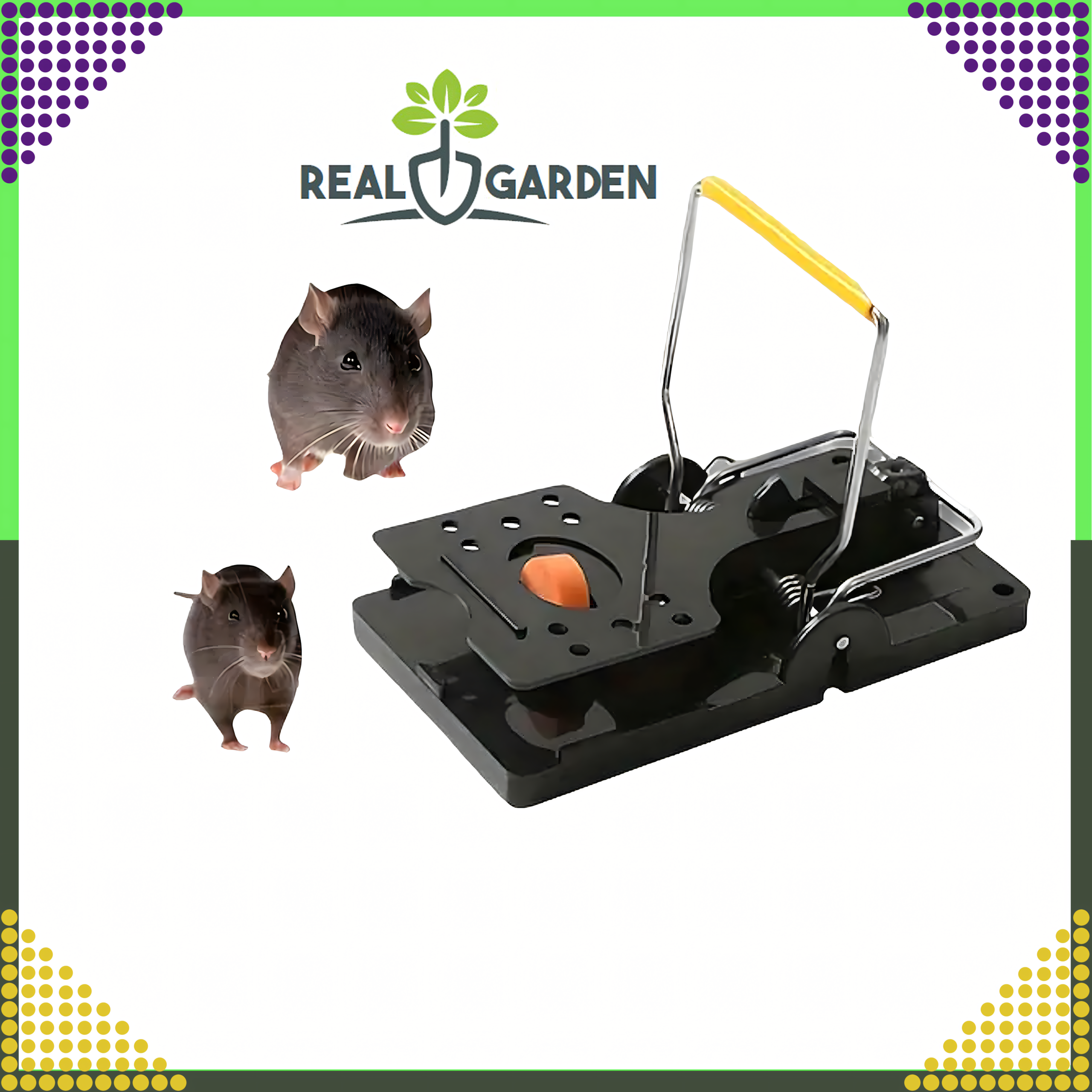 4x Rotilõks Hiirelõks närilistele, hiirtele, giljotiini tüüpi