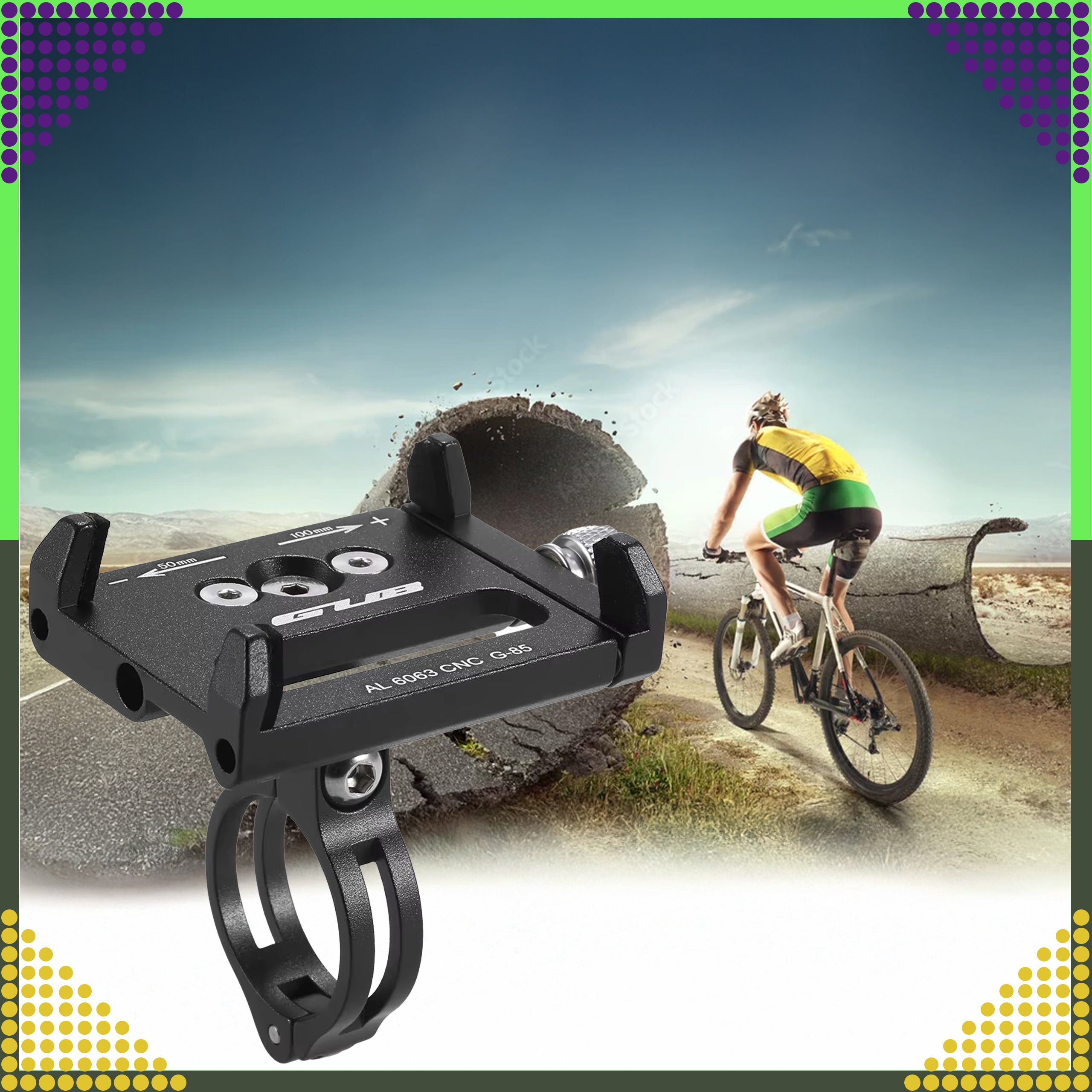 Jalgratta lenksuhoidik telefonile, jalgrattale, mootorrattale, tugev, vastupidav