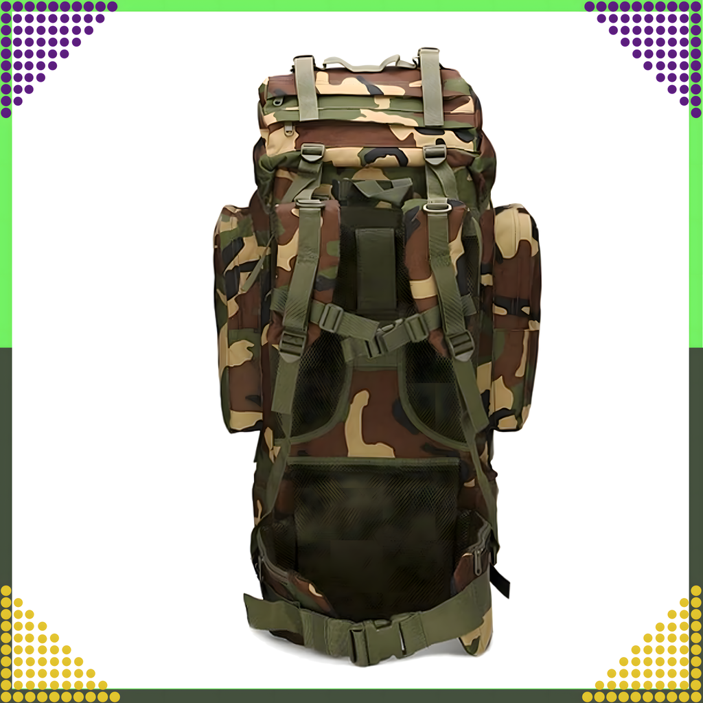 Tactical Backpack Military Tourist Survival Mountain Large 65L