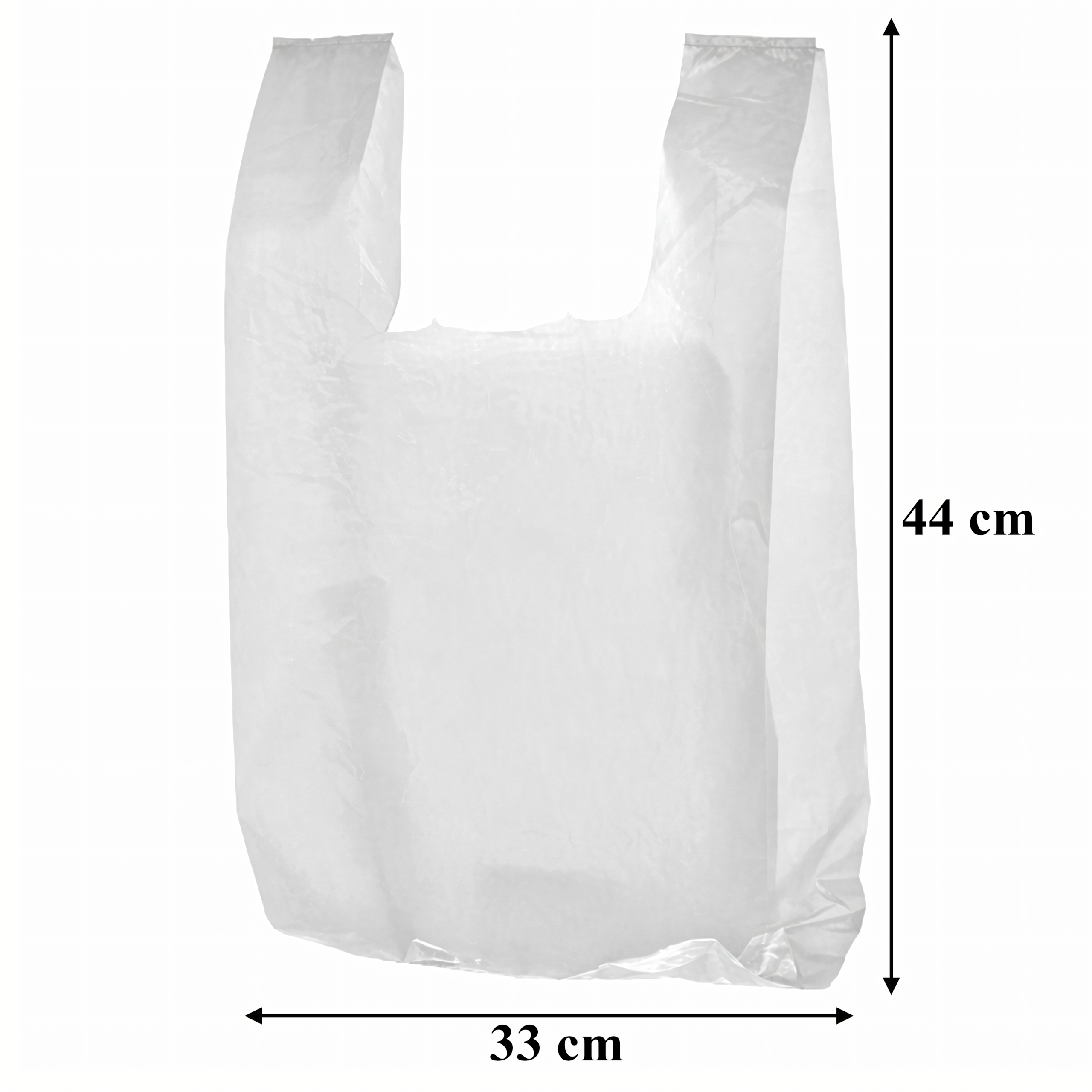 Disposable Plastic Bags Roll 44x35cm 120 pcs Strong