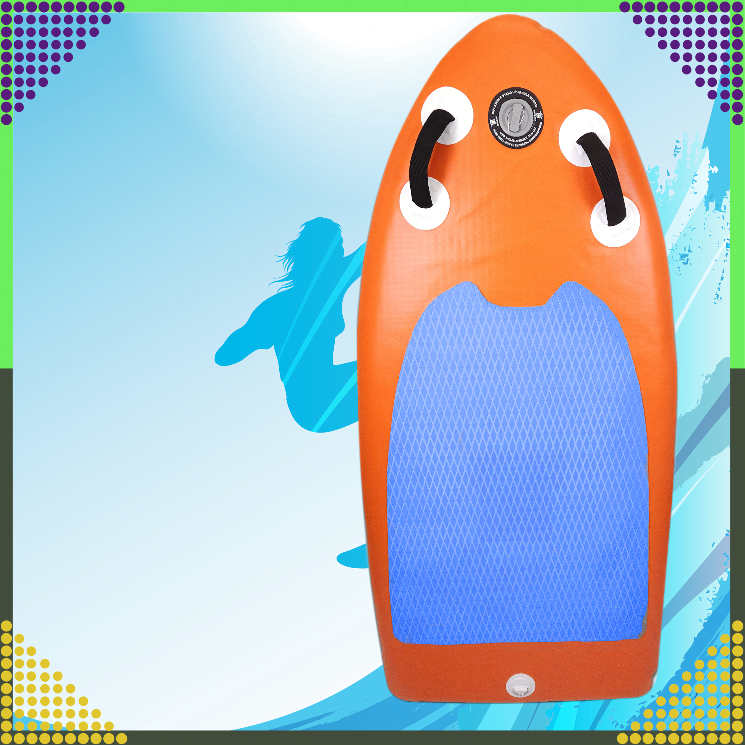 Mini SUP laud 155 cm täispuhutav aerulaud ujumiseks komplekt + kott