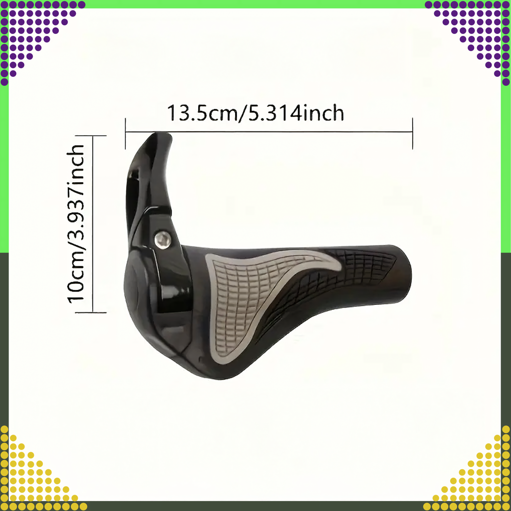 Ergonomic Bicycle Handlebar Grips with Horns 2pcs