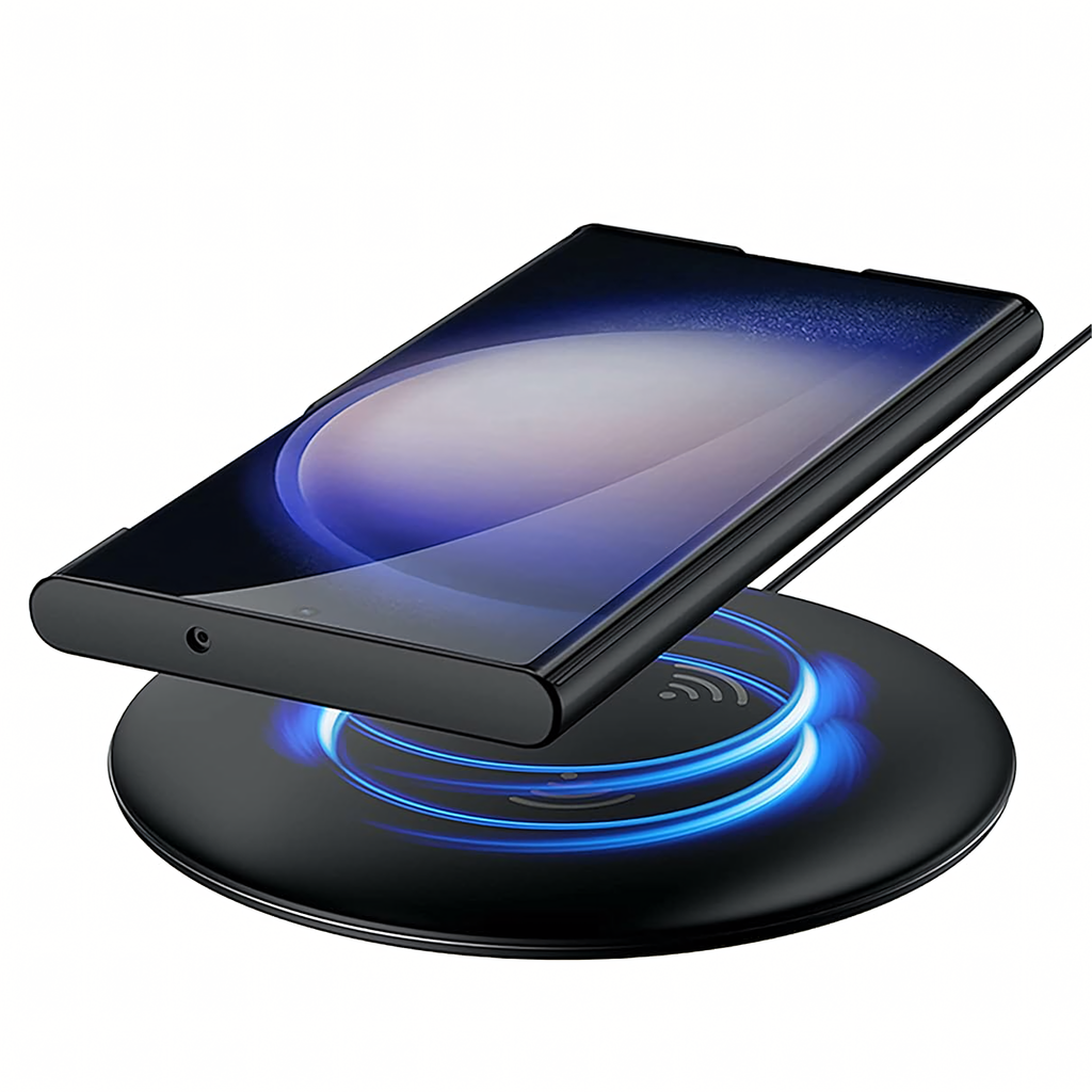 Õhuke kaitsev tagakaas alusega Samsung S24 Ultra Black jaoks