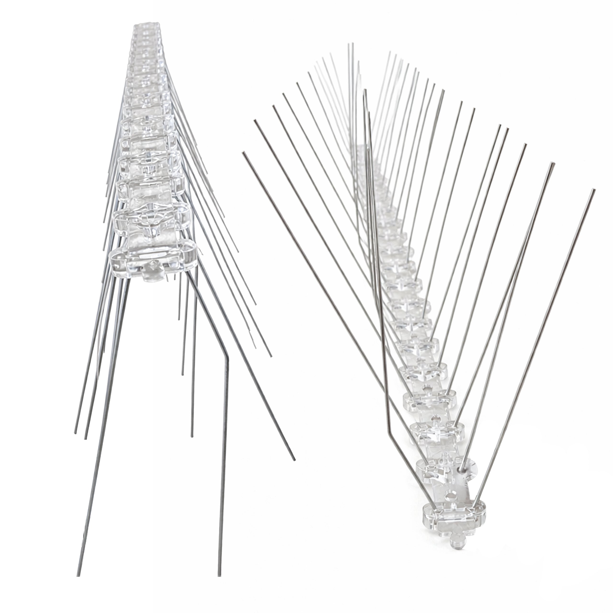 3200 pcs Stainless Steel Metal Bird Spikes for Pigeons and Sparrows on Window Sills and Ledges 50 cm