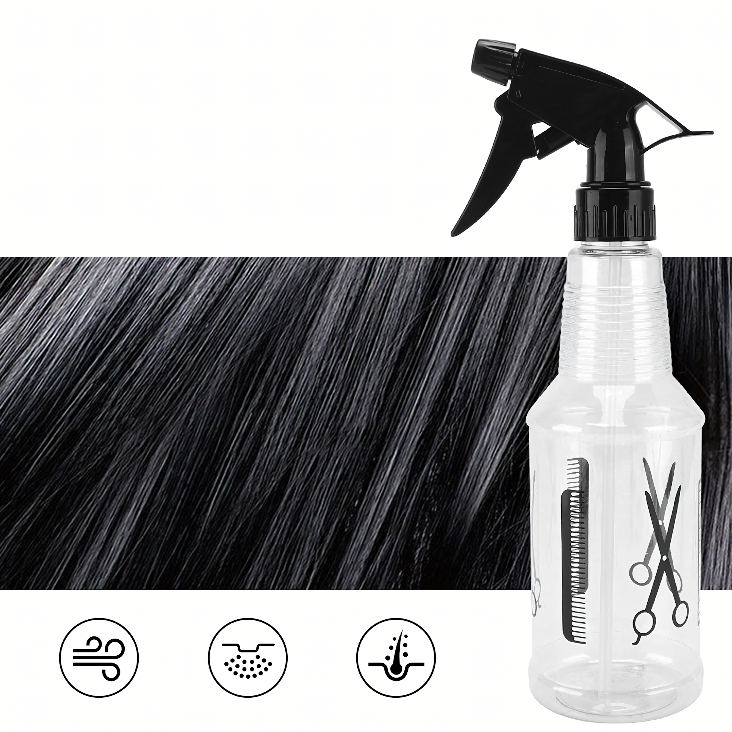 Universal Water Sprayer 500 ml for Hairdressing Salon, Garden, and Home