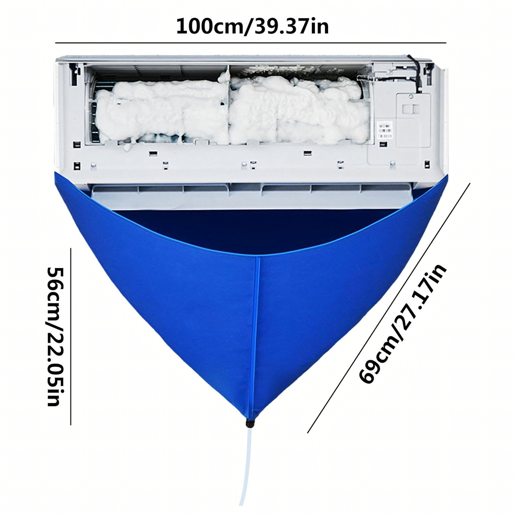 Cover Bag for Cleaning and Mold Removal of Air Conditioning with Water Drain 2m