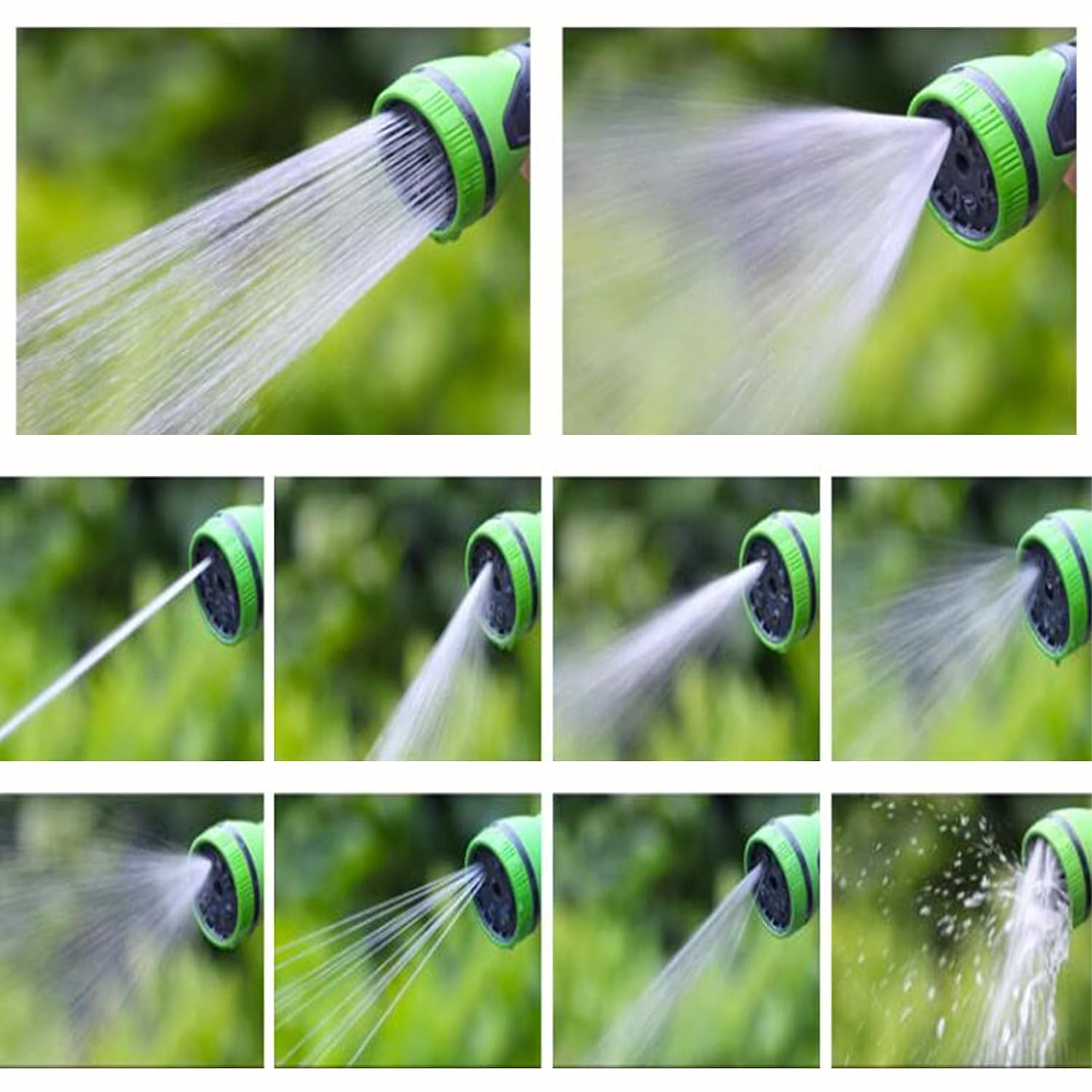 Premium Reinforced Expandable Garden Hose 2.5-7.5m with 1/2 and 3/4 Connectors and Spray Gun