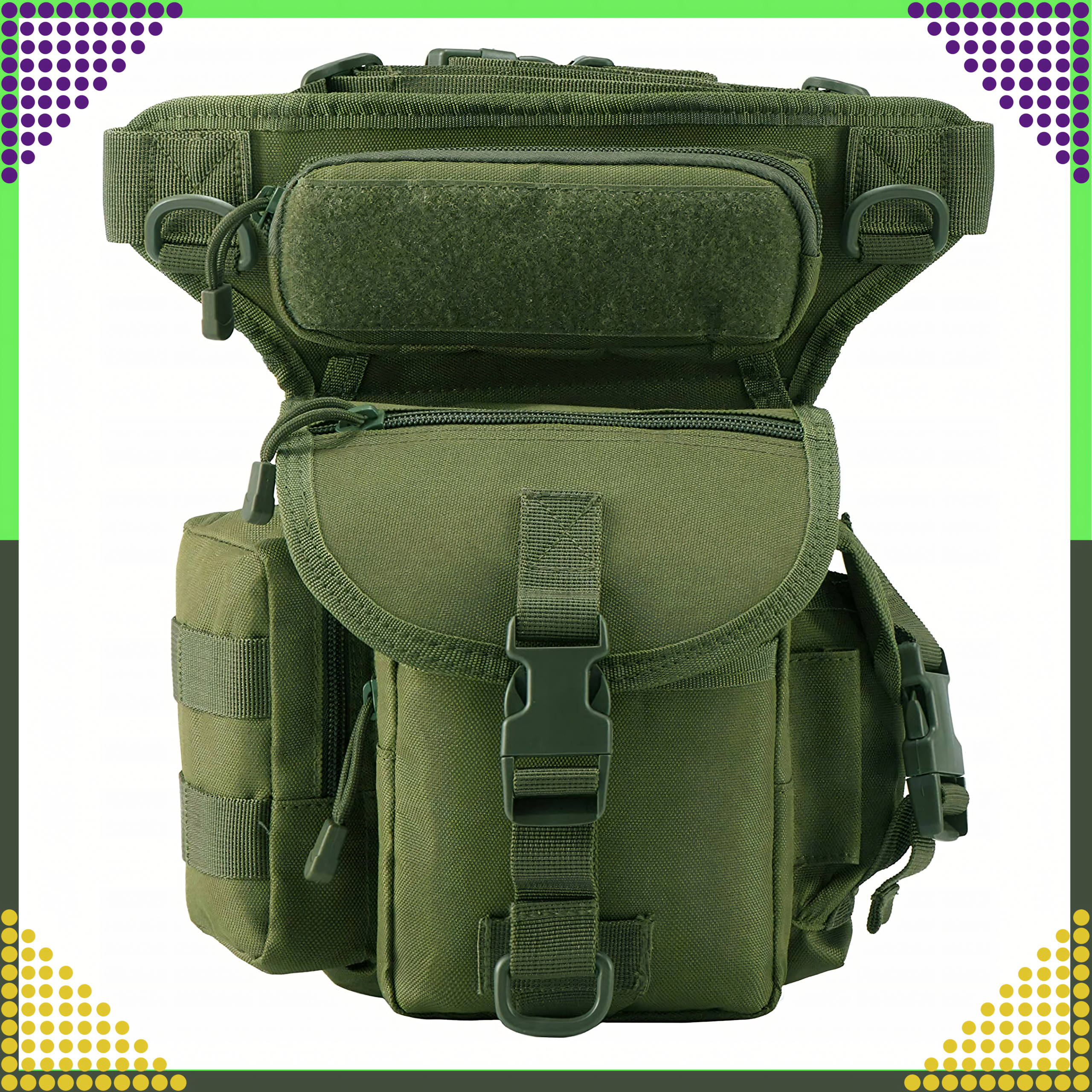 Military Tactical Capacious Military Leg Waist Bag