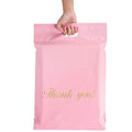 Pink Courier Mailing Bags with Handle 500x600+70 mm 50 pcs Thank You