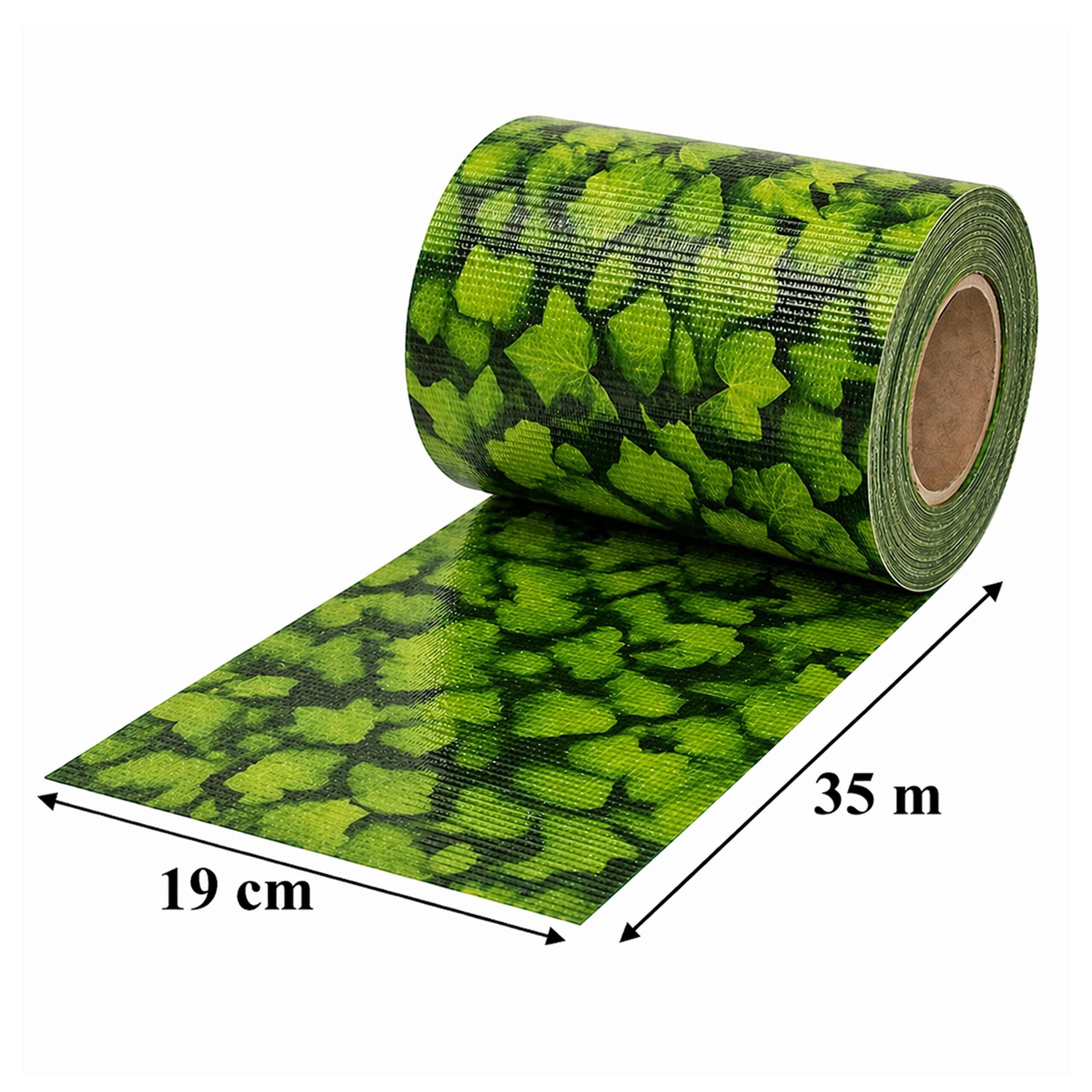 Garden Fence Tape 19cm x 35m UV Resistant Leaf Pattern 336 pcs