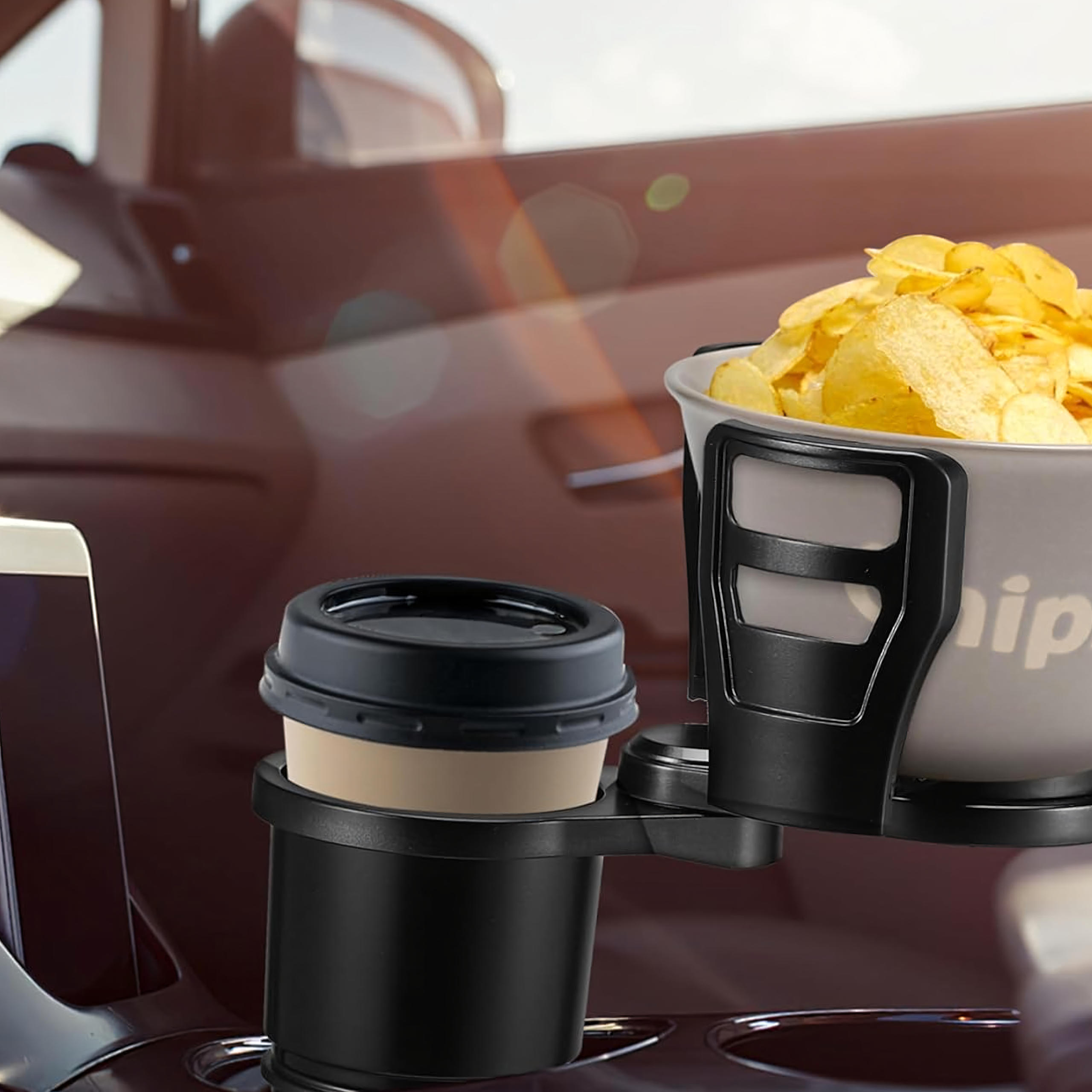 2in1 auto topsihoidja jookidele kohv 360° pööratav reguleeritav