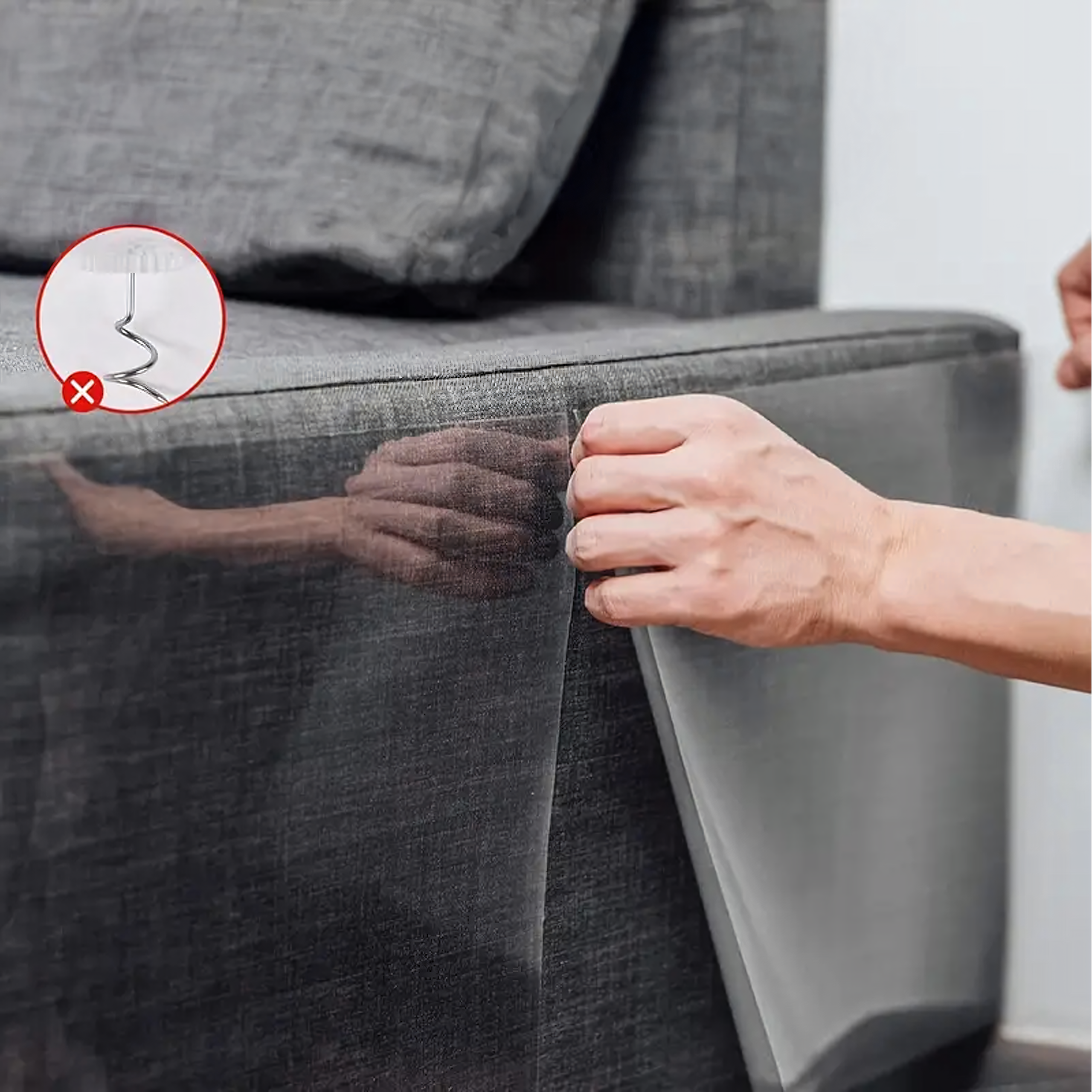 Kaitsekile mööbliustele kassikraapijale 5 tk 45x15cm