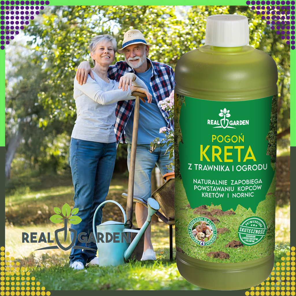 9x Mole, Vole, Rodent Repellent Barrier 1L Ecological