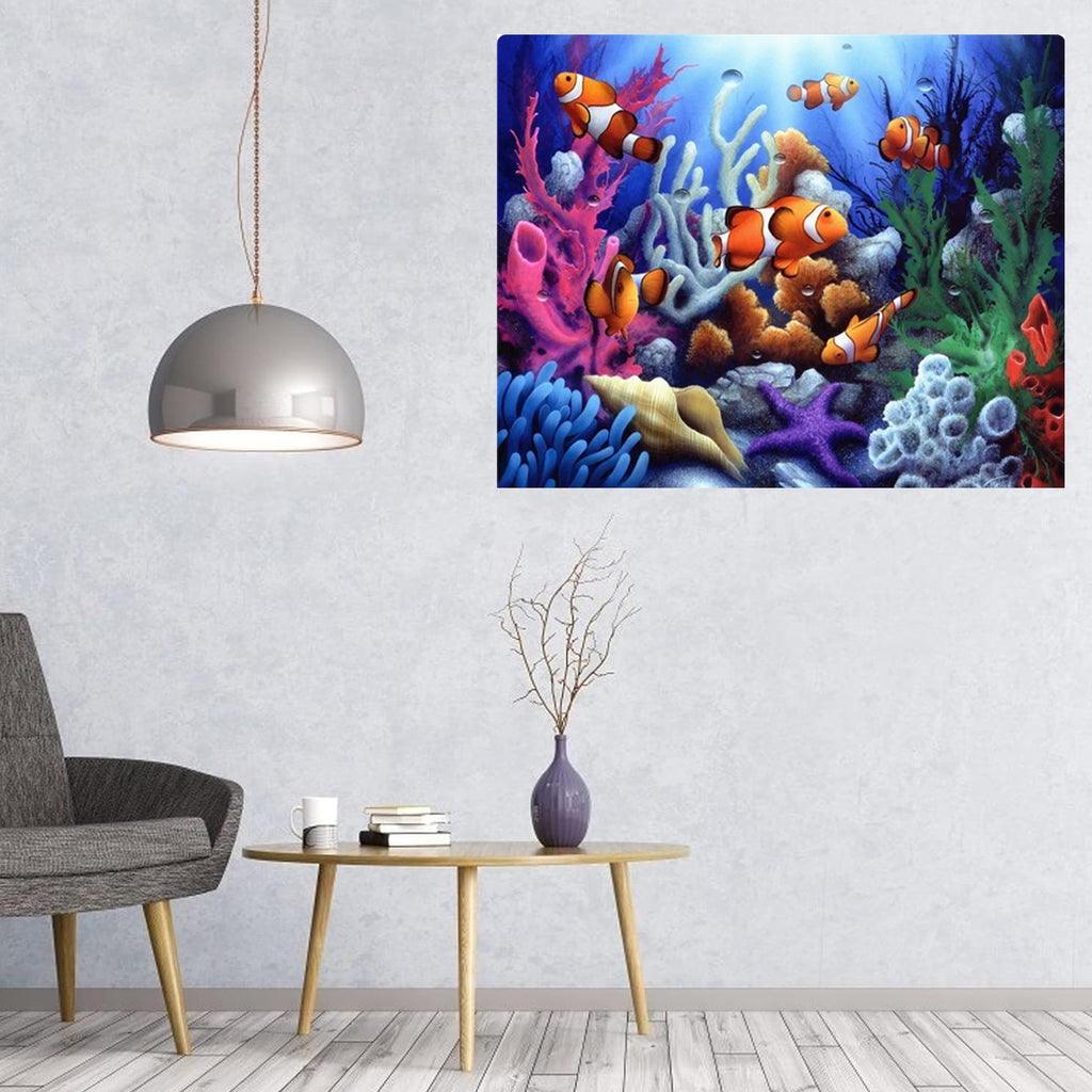 Numbrite järgi maalimise lõuend raamiga isetegemise komplekt pintslite ja värvidega 40x50