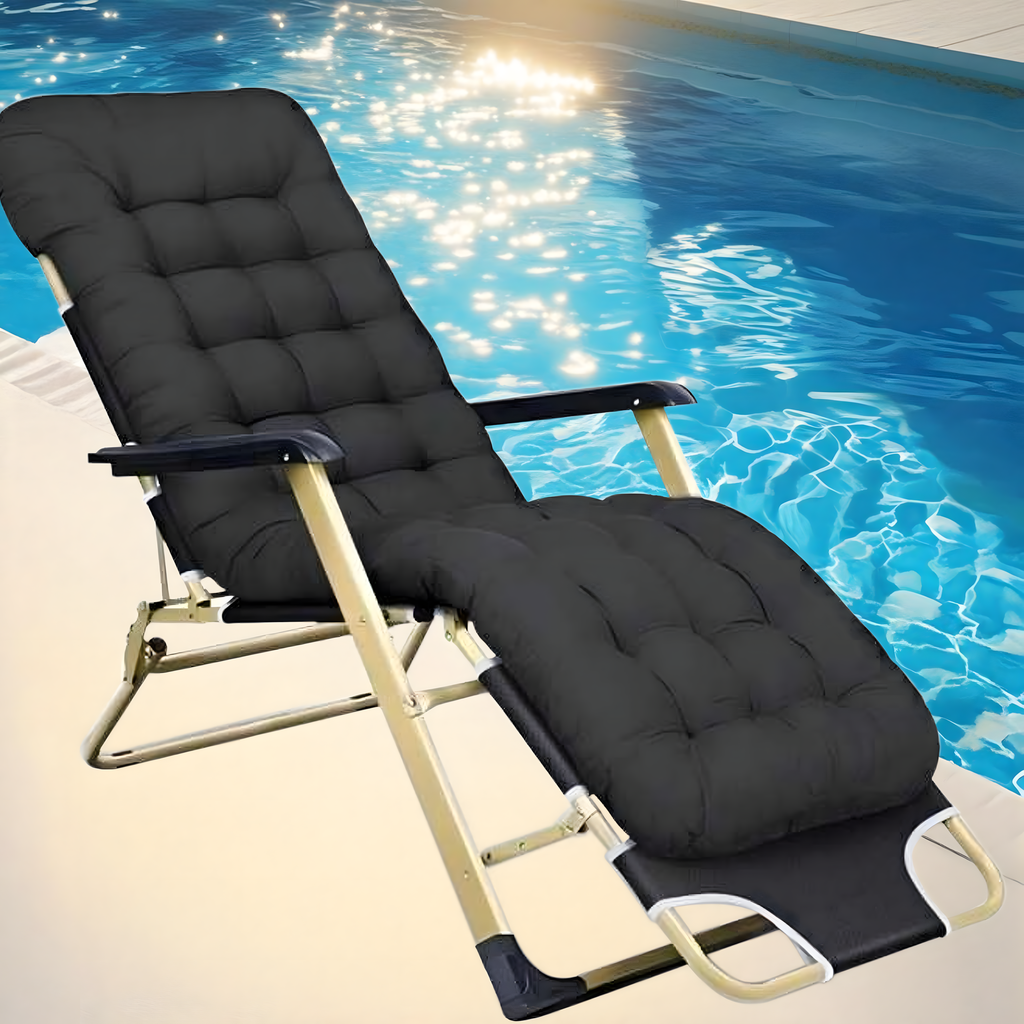 18x kokkupandav aiamere- ja reisigravitatsioonitool paksu istmepadjaga