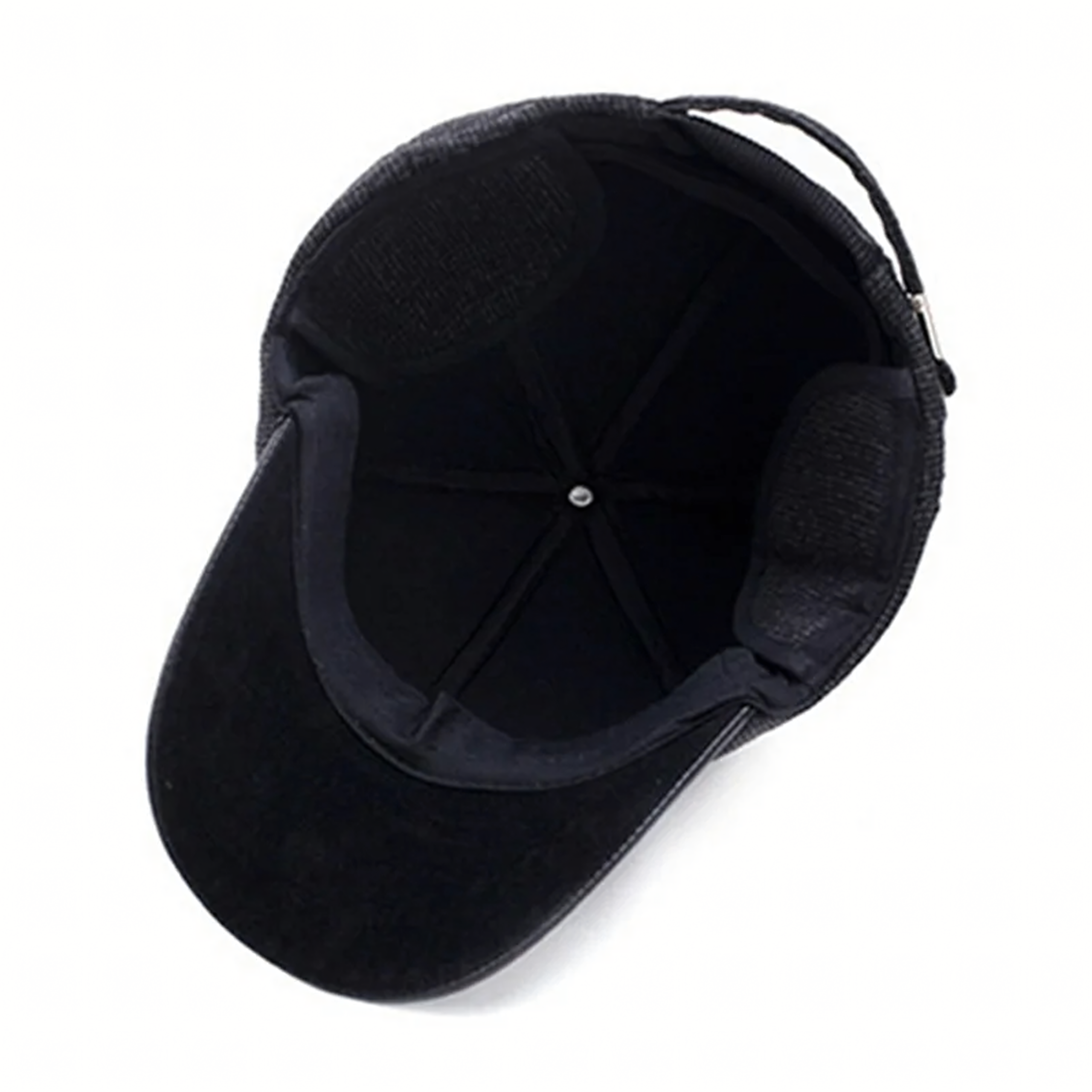 Warm Men's Winter Hat with Visor Earmuffs Earflaps Insulated Pilot Jacket