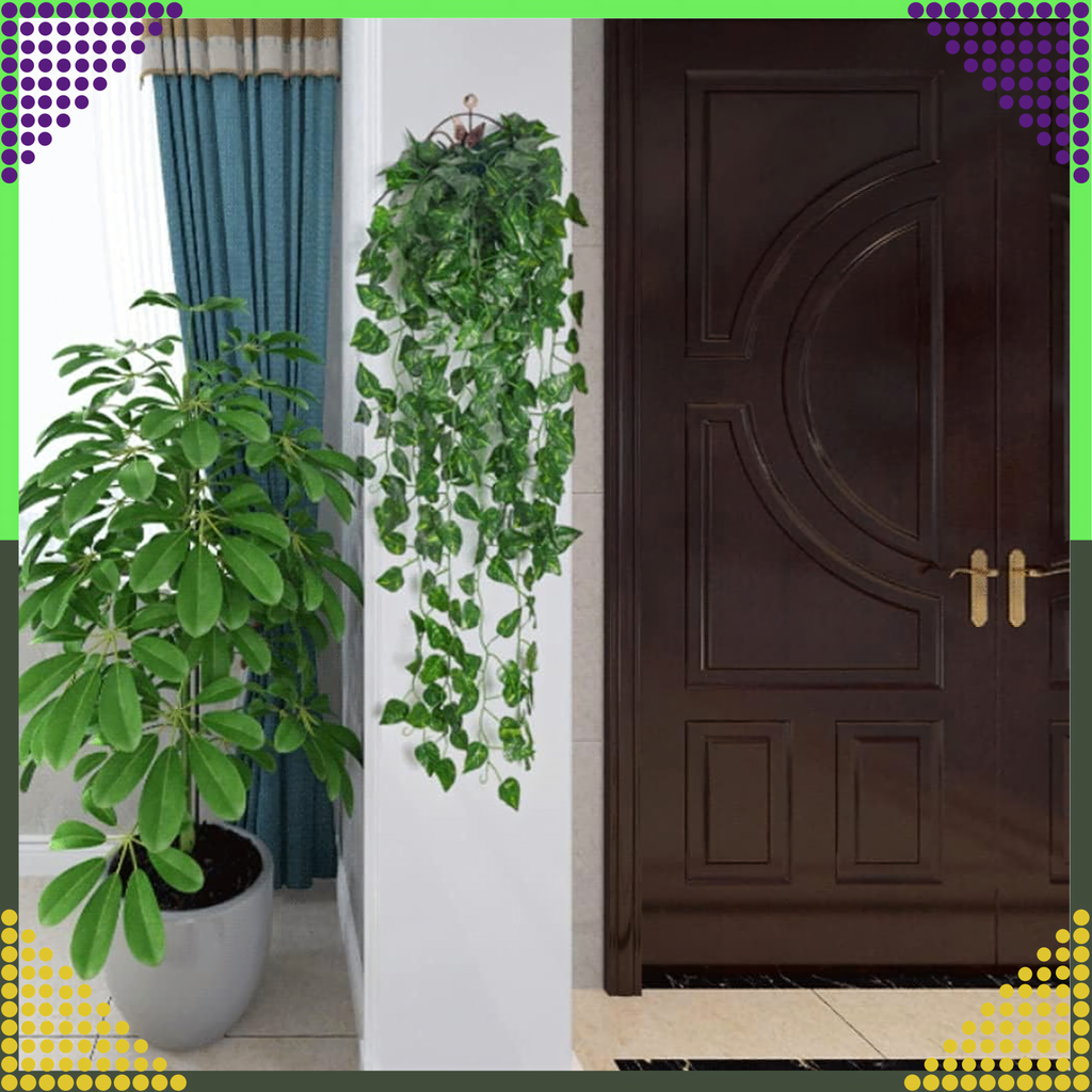 5x Artificial Ivy Wall Hanging Plant Leaves Decoration 11.5m