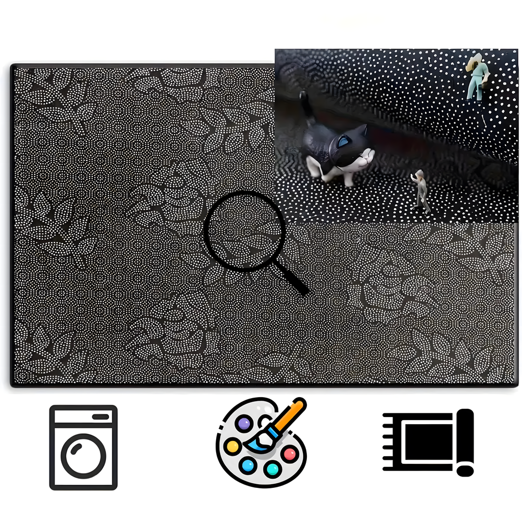 Protective Gaming Mat Carpet Rug Under Chair for Gamers 50x80 cm