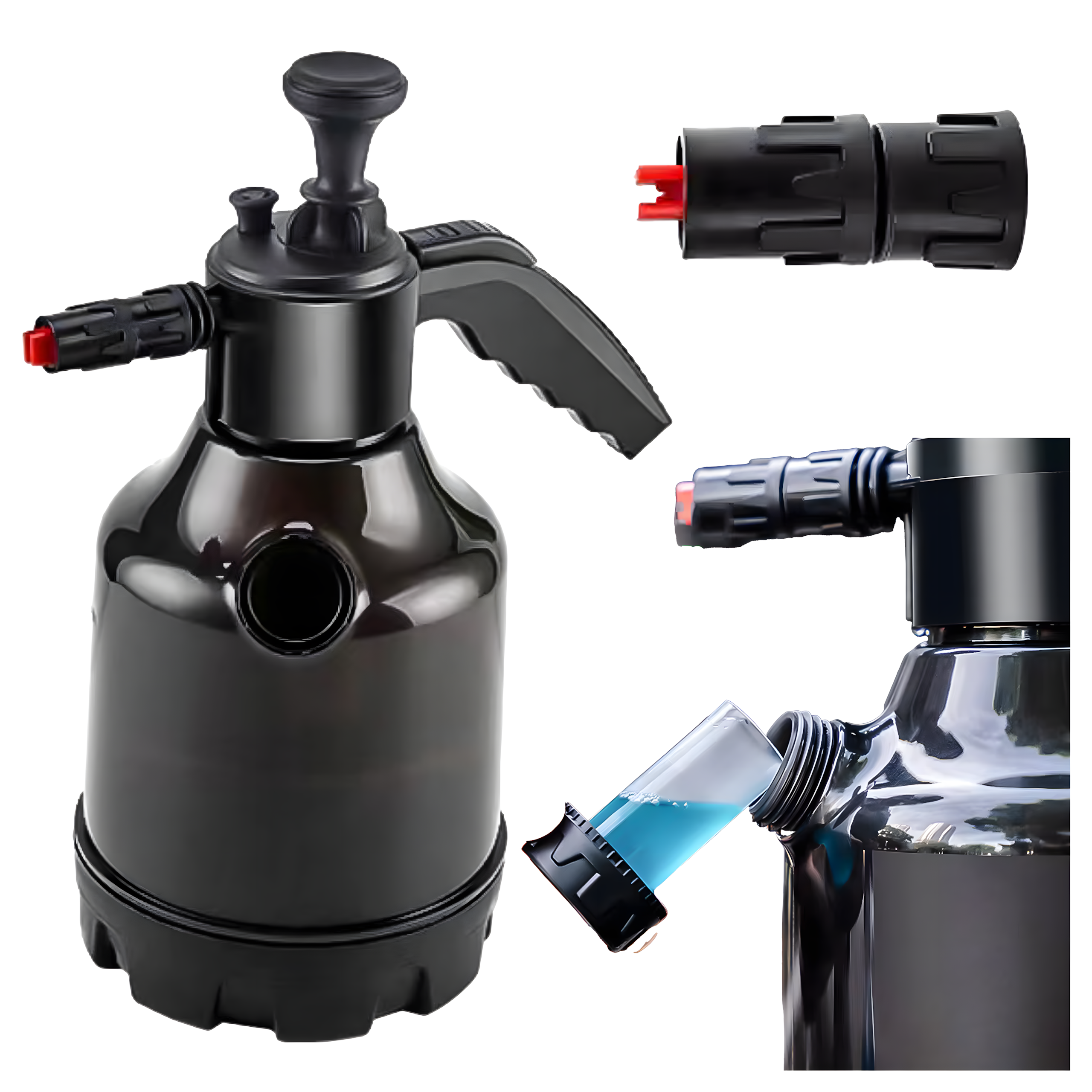Foam Sprayer Hand Pressure Sprayer 2L Washing Atomizer