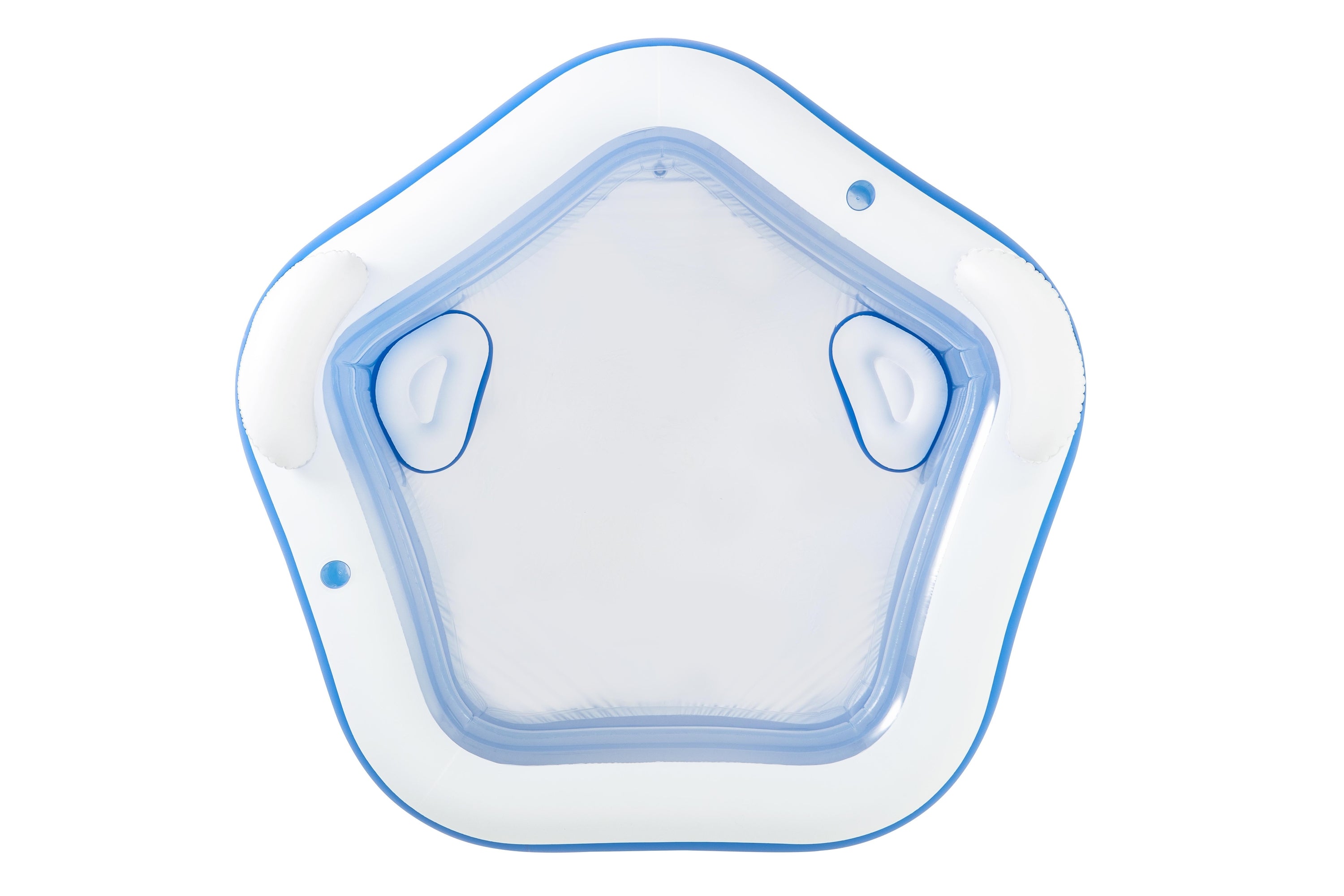 Bestway 54153 Täispuhutav viiekandiline bassein istmetega aeda 213x206x69cm