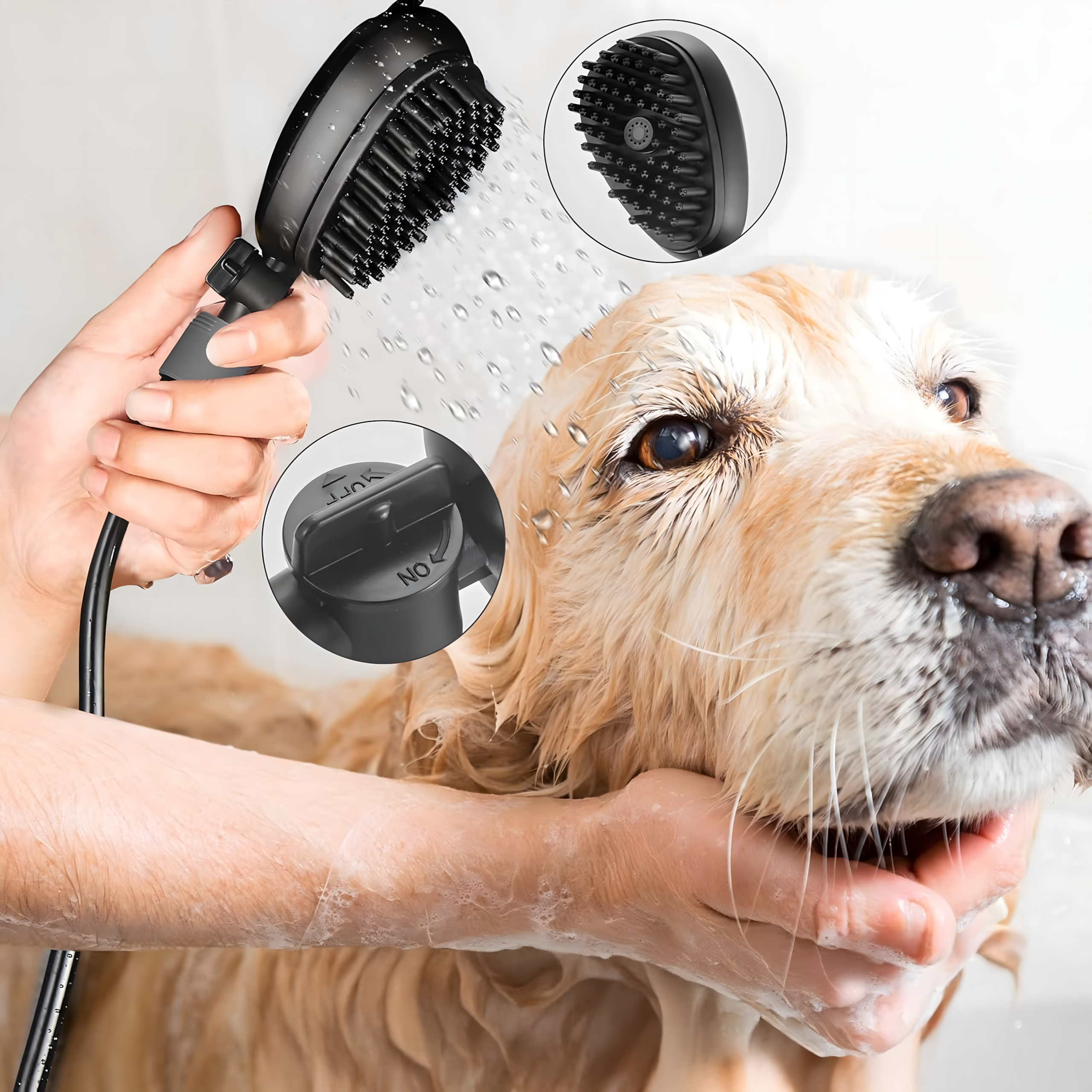 Kaasaskantav pesur koerale, kassile, loomale, massaažikamm, käsitsi kasutatav, 8L