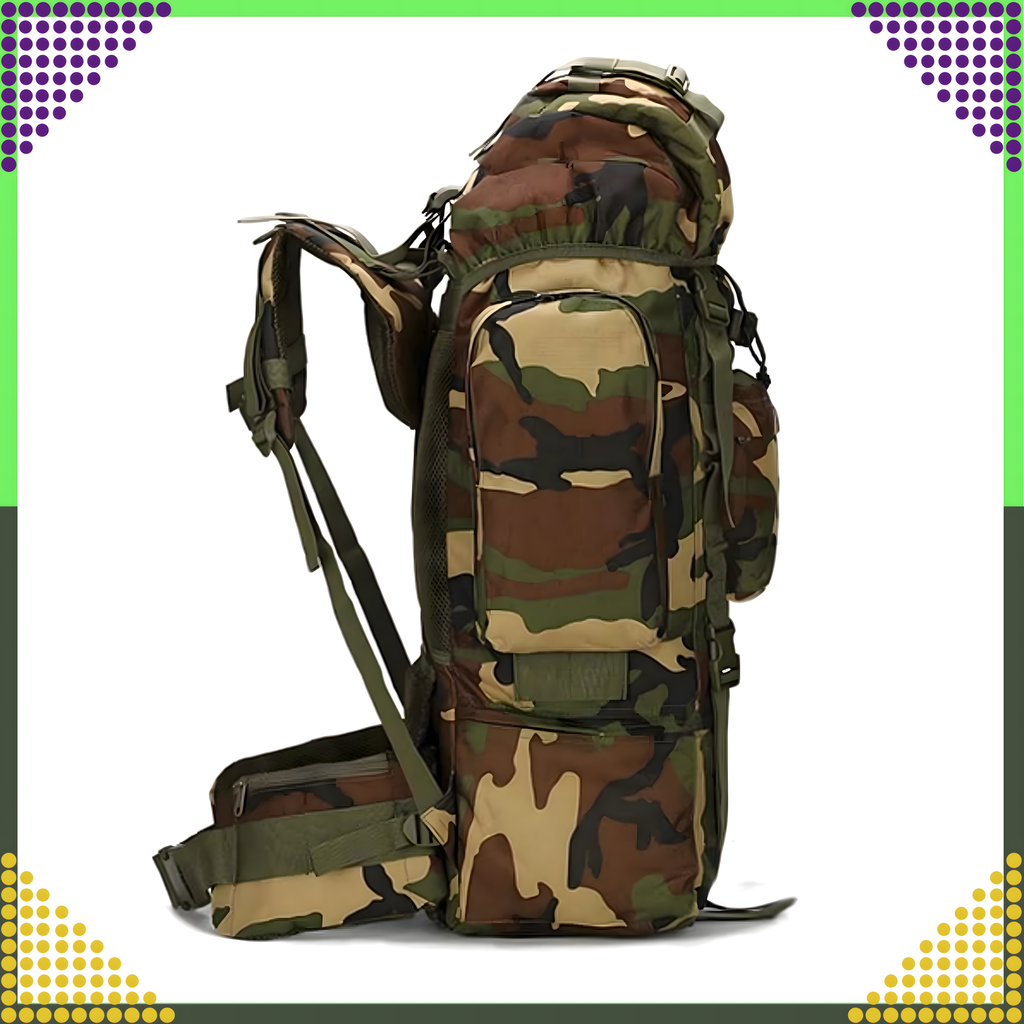 Tactical Backpack Military Tourist Survival Mountain Large 65L