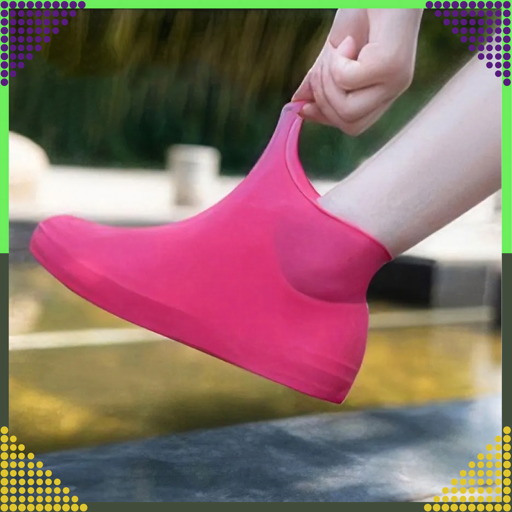 Waterproof Rain Shoe Covers Anti-Slip Rain Boots S