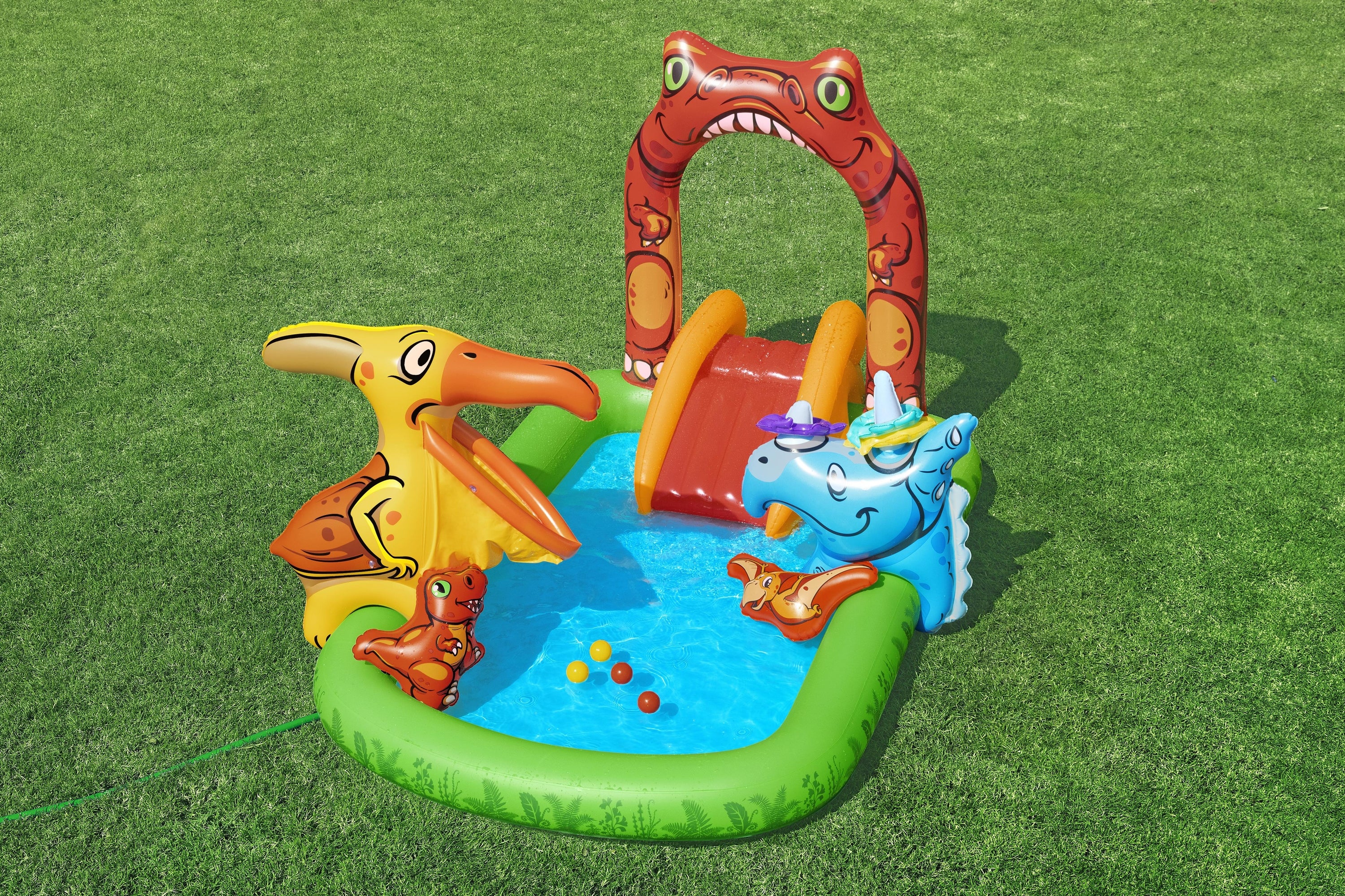 Bestway 53160 Inflatable Jurassic Water Playground 241 x 140 x 137 cm
